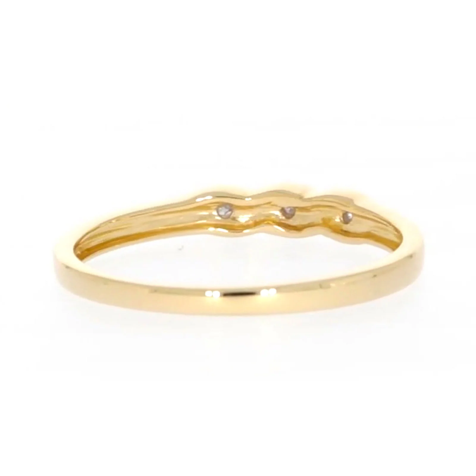 9ct Yellow Gold & Diamond Set Twist Ring - Image 42