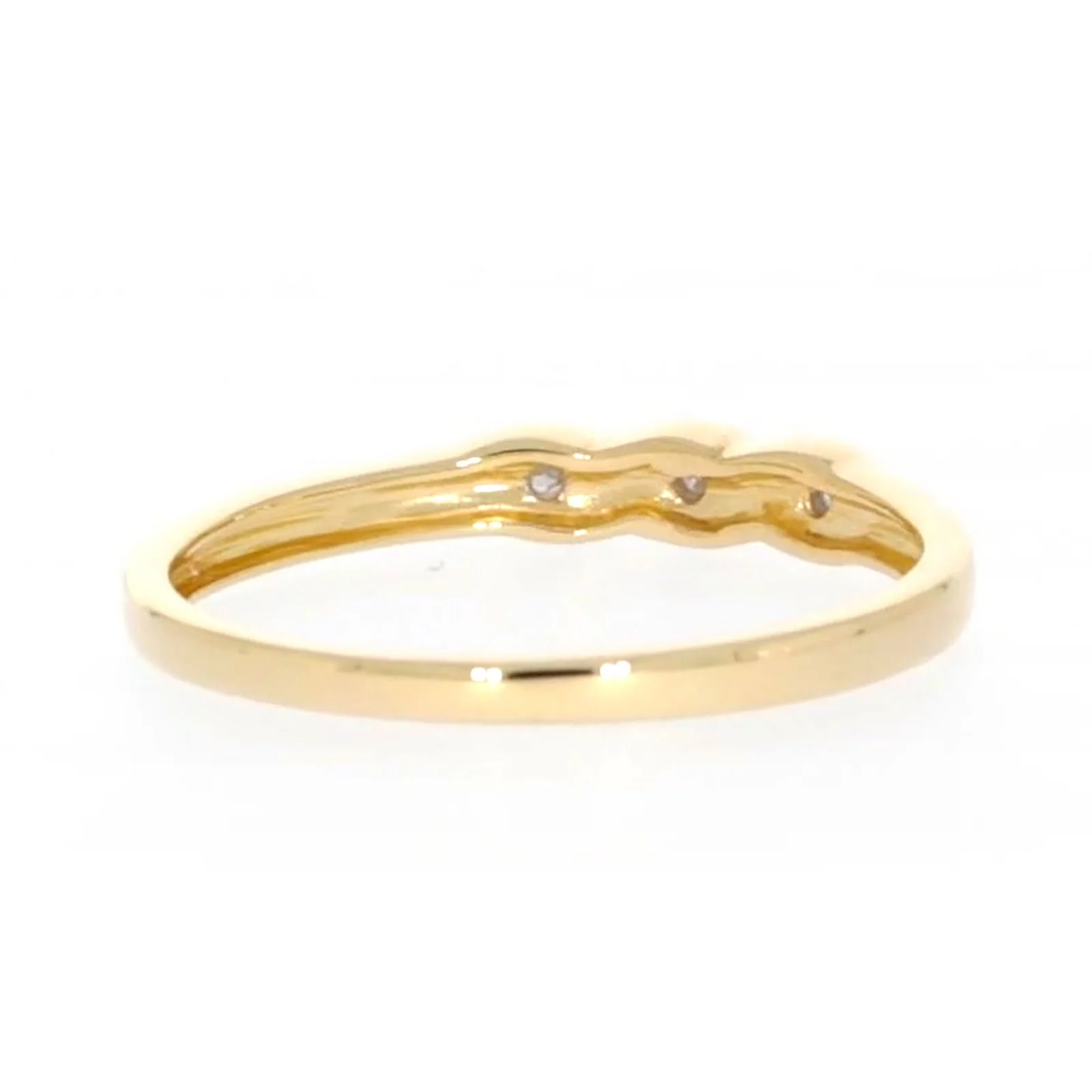 9ct Yellow Gold & Diamond Set Twist Ring - Image 43