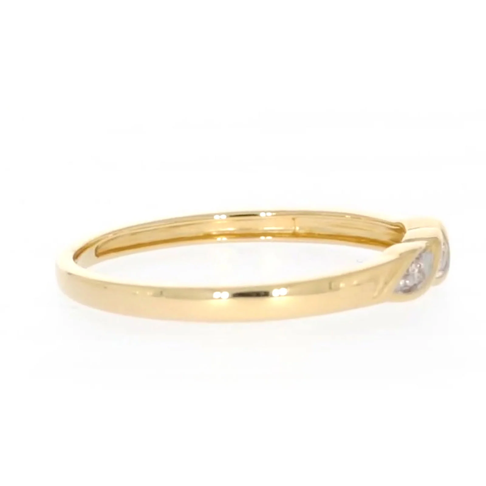 9ct Yellow Gold & Diamond Set Twist Ring - Image 59