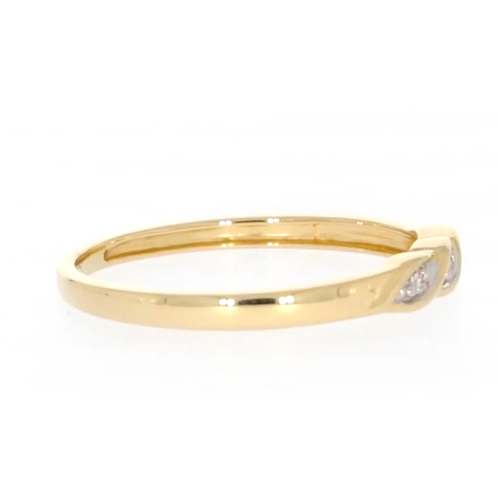 9ct Yellow Gold & Diamond Set Twist Ring - Image 60