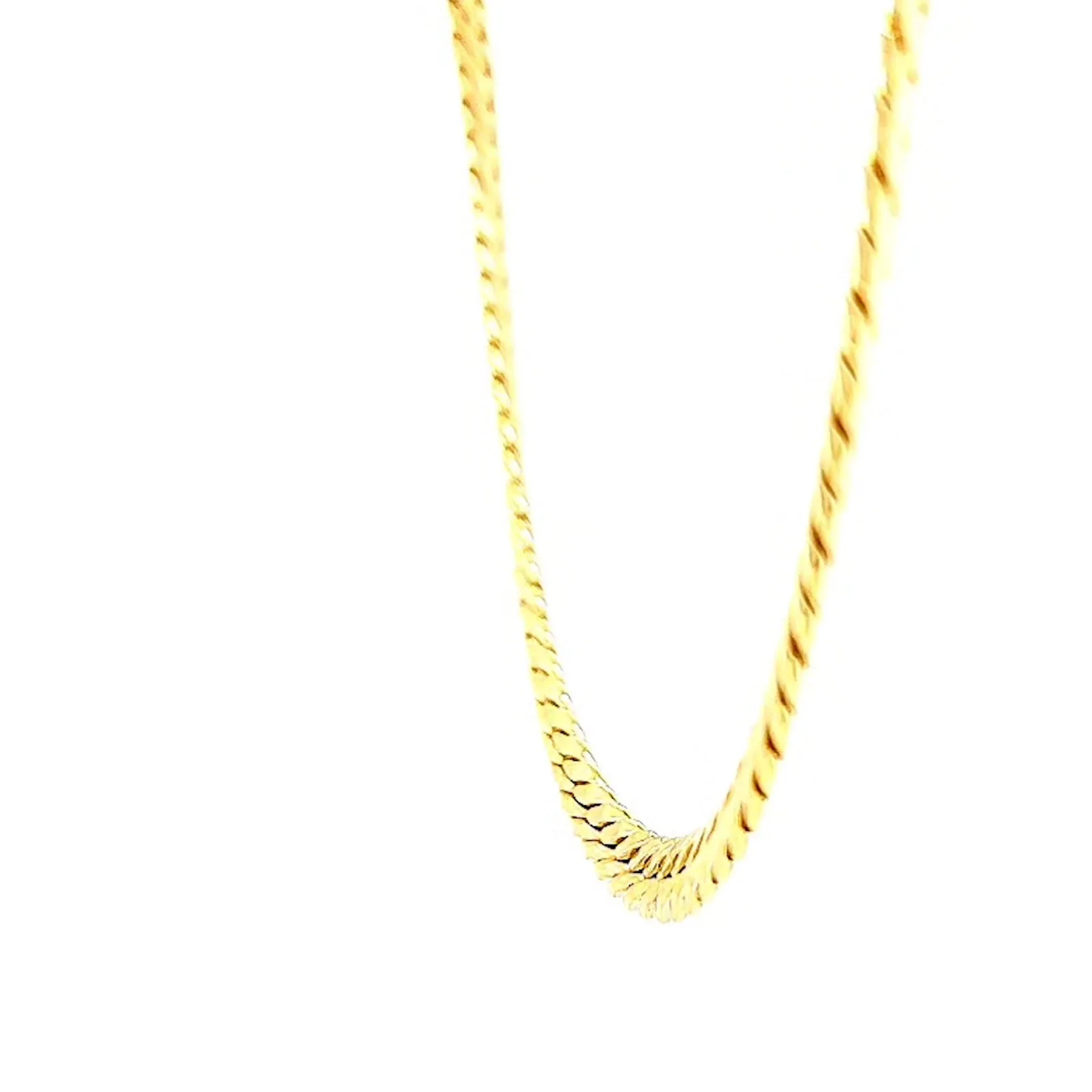 9ct Yellow Gold Silver Filled 45cm Herringbone Chain - Image 54