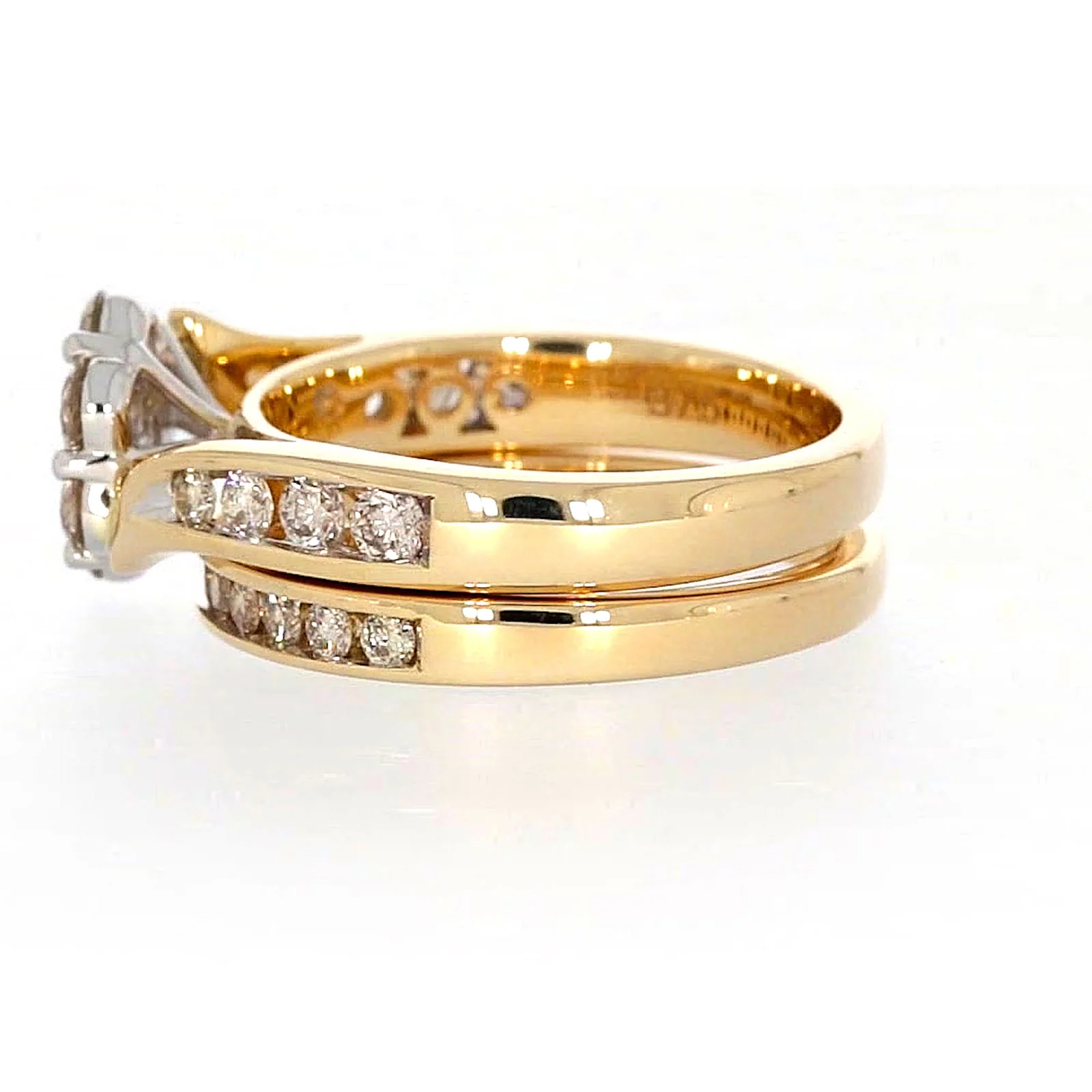 9ct Two Tone Gold Round Brilliant Cut with 1.35 Carat tw of Diamonds Ring - Image 22