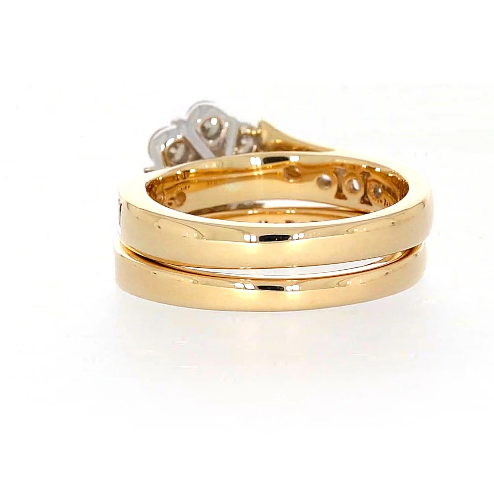 9ct Two Tone Gold Round Brilliant Cut with 1.35 Carat tw of Diamonds Ring - Image 34