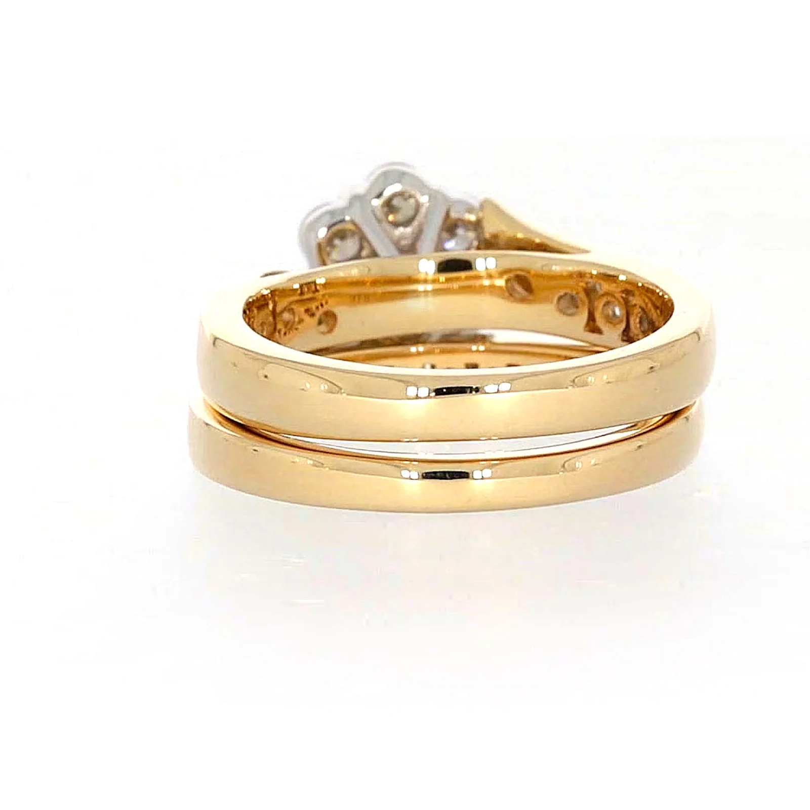 9ct Two Tone Gold Round Brilliant Cut with 1.35 Carat tw of Diamonds Ring - Image 36