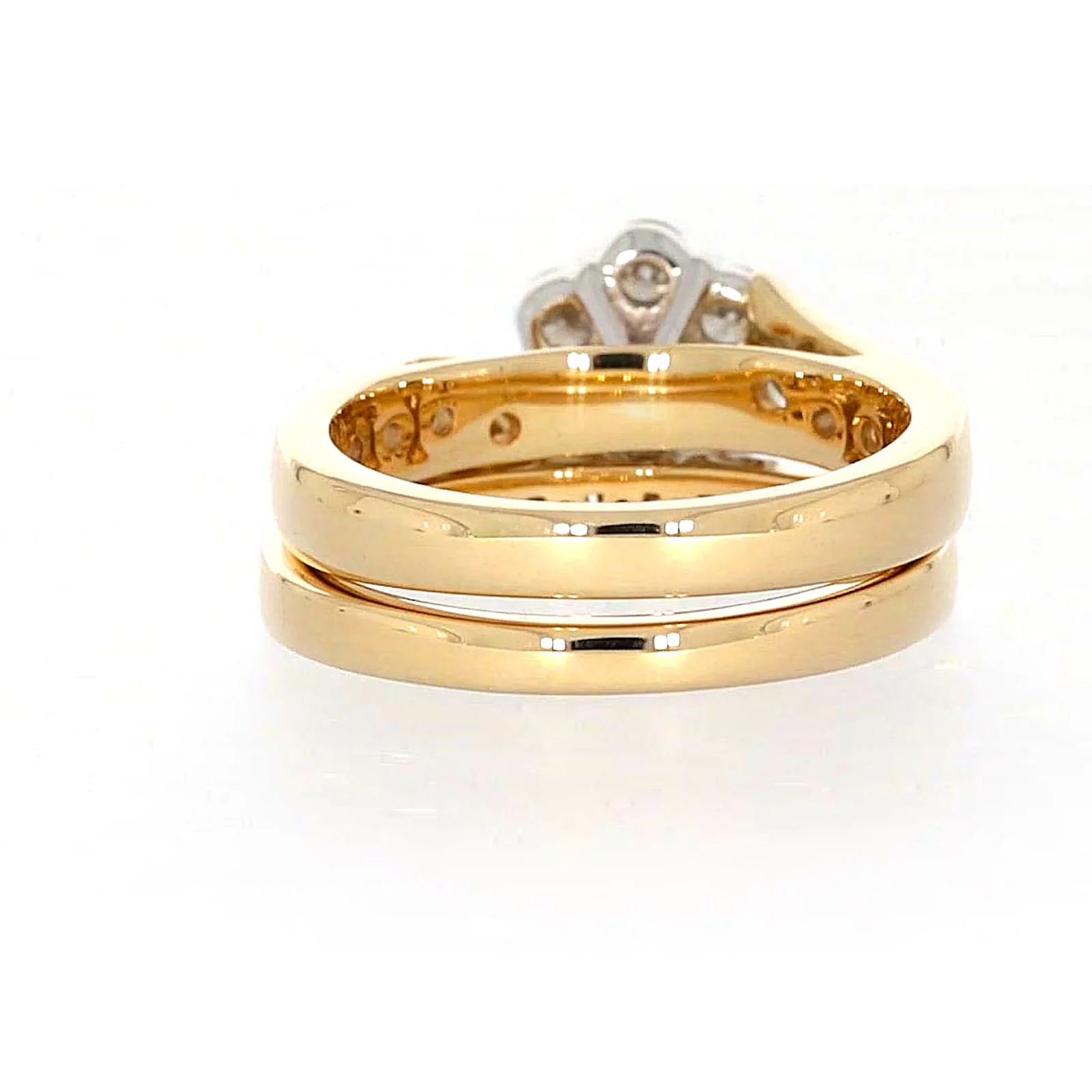 9ct Two Tone Gold Round Brilliant Cut with 1.35 Carat tw of Diamonds Ring - Image 39