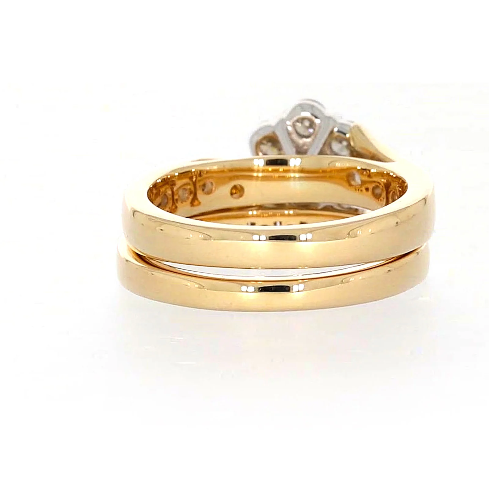 9ct Two Tone Gold Round Brilliant Cut with 1.35 Carat tw of Diamonds Ring - Image 40