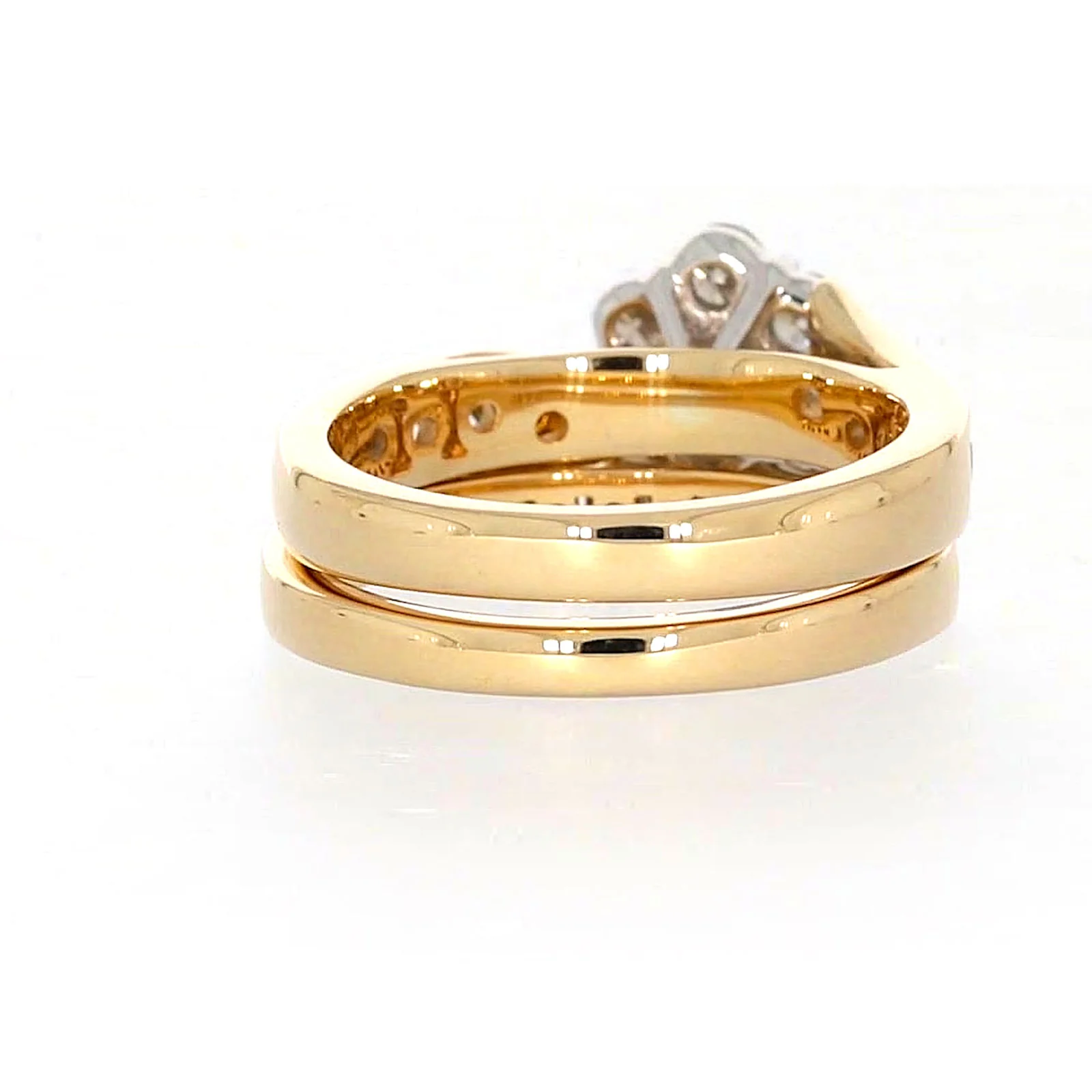 9ct Two Tone Gold Round Brilliant Cut with 1.35 Carat tw of Diamonds Ring - Image 41
