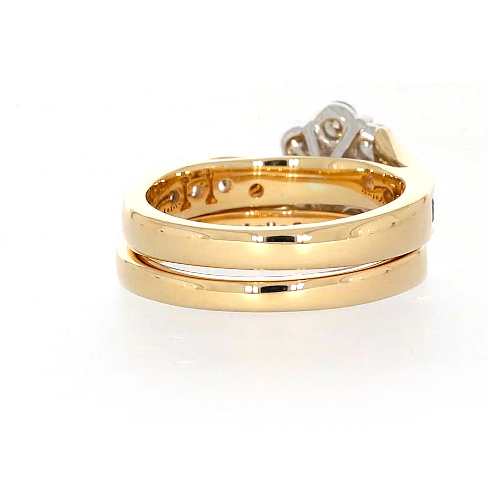 9ct Two Tone Gold Round Brilliant Cut with 1.35 Carat tw of Diamonds Ring - Image 42