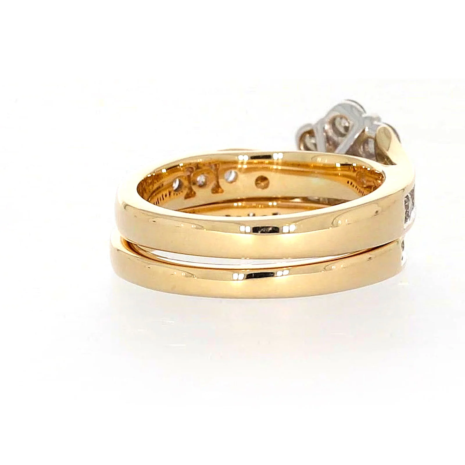 9ct Two Tone Gold Round Brilliant Cut with 1.35 Carat tw of Diamonds Ring - Image 44
