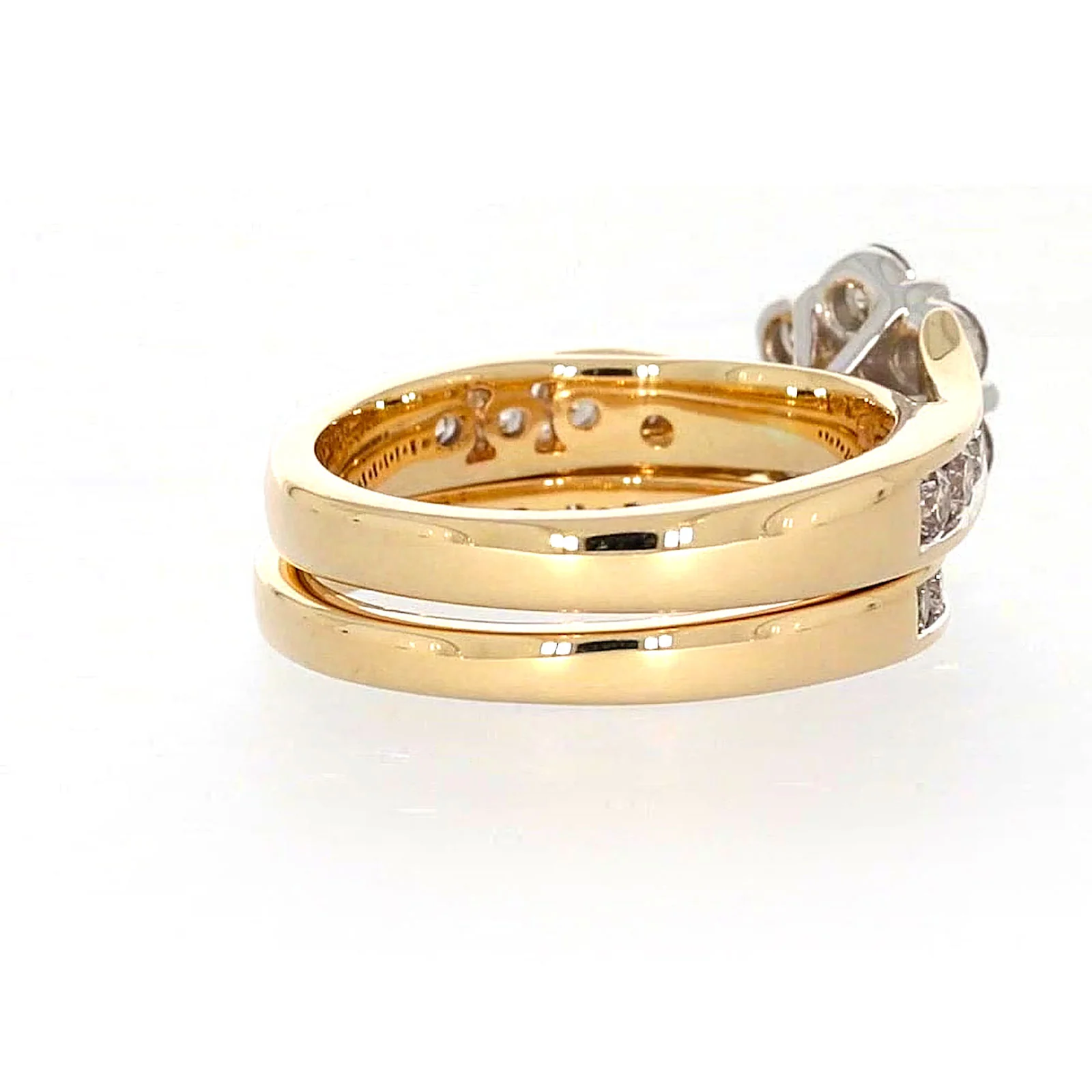 9ct Two Tone Gold Round Brilliant Cut with 1.35 Carat tw of Diamonds Ring - Image 46