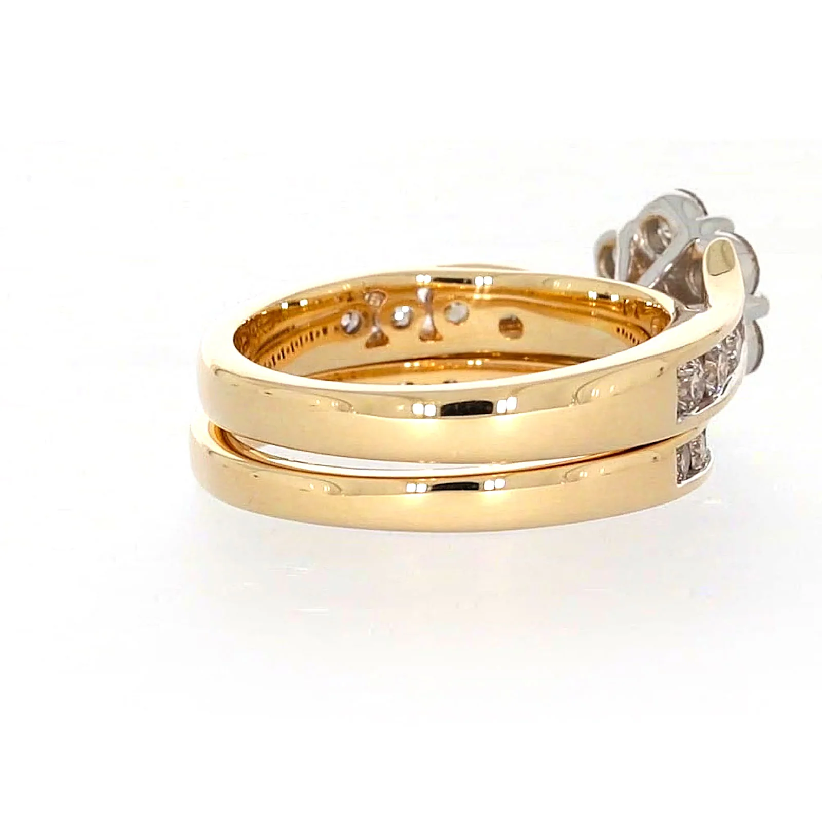 9ct Two Tone Gold Round Brilliant Cut with 1.35 Carat tw of Diamonds Ring - Image 47