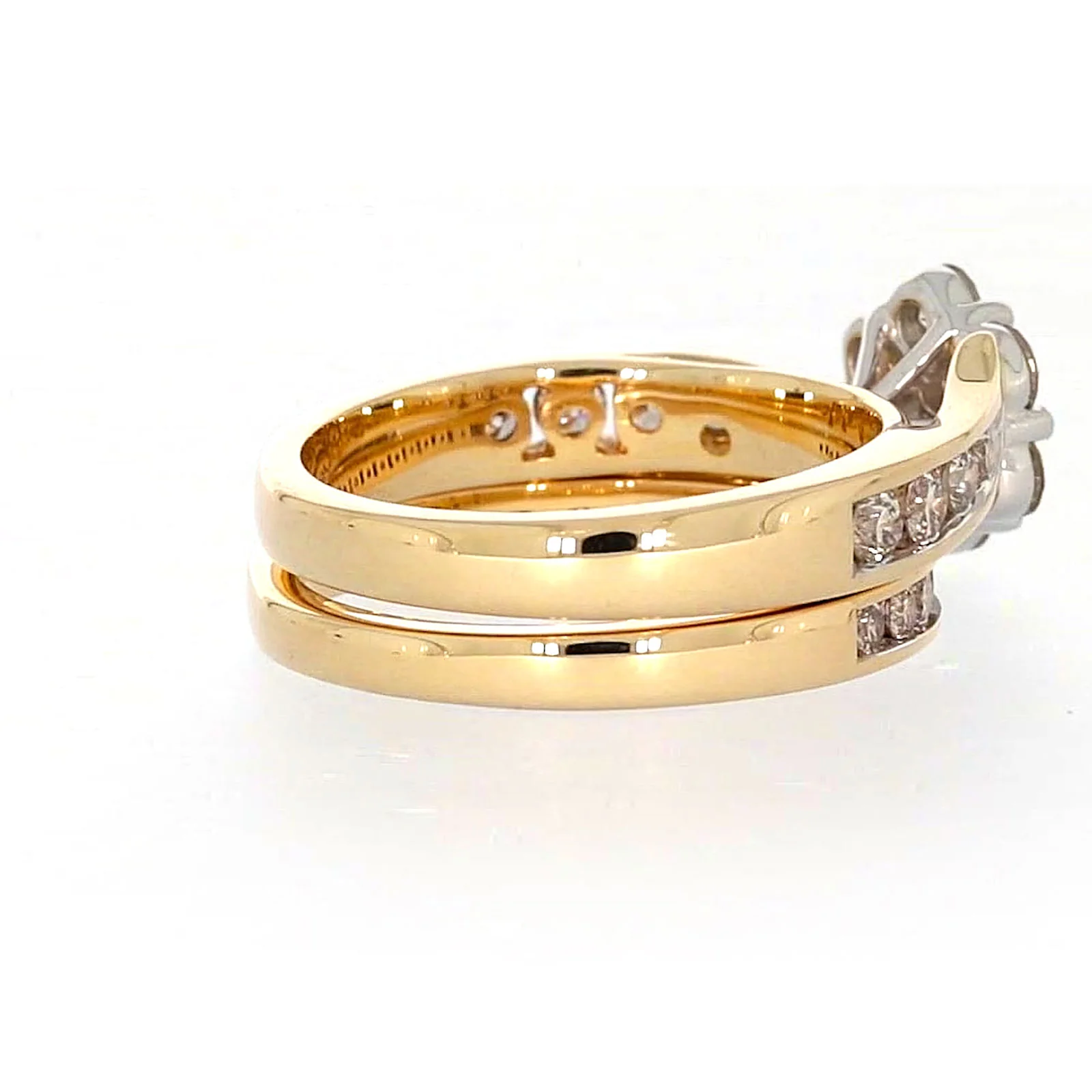 9ct Two Tone Gold Round Brilliant Cut with 1.35 Carat tw of Diamonds Ring - Image 49