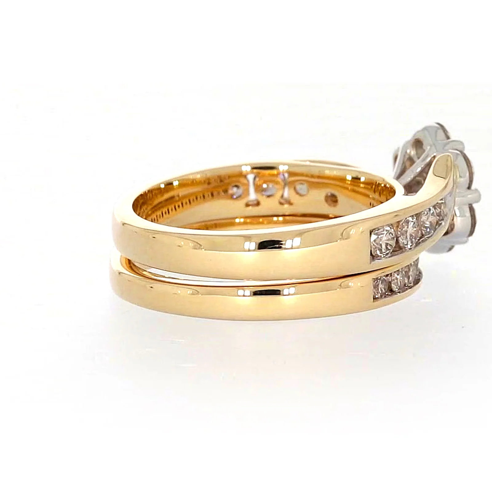 9ct Two Tone Gold Round Brilliant Cut with 1.35 Carat tw of Diamonds Ring - Image 50