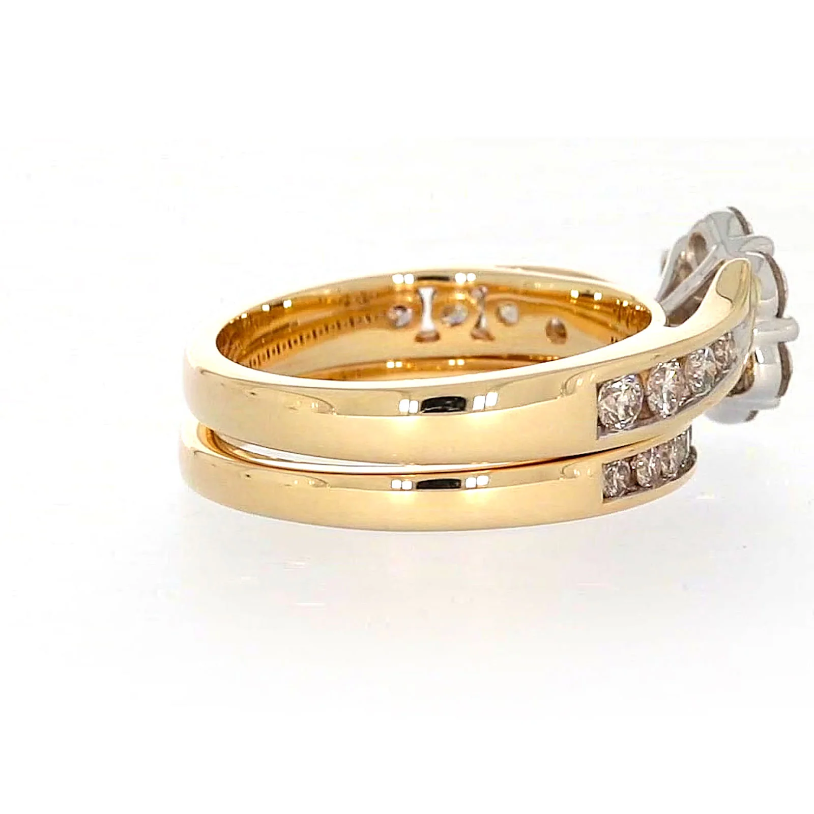 9ct Two Tone Gold Round Brilliant Cut with 1.35 Carat tw of Diamonds Ring - Image 51