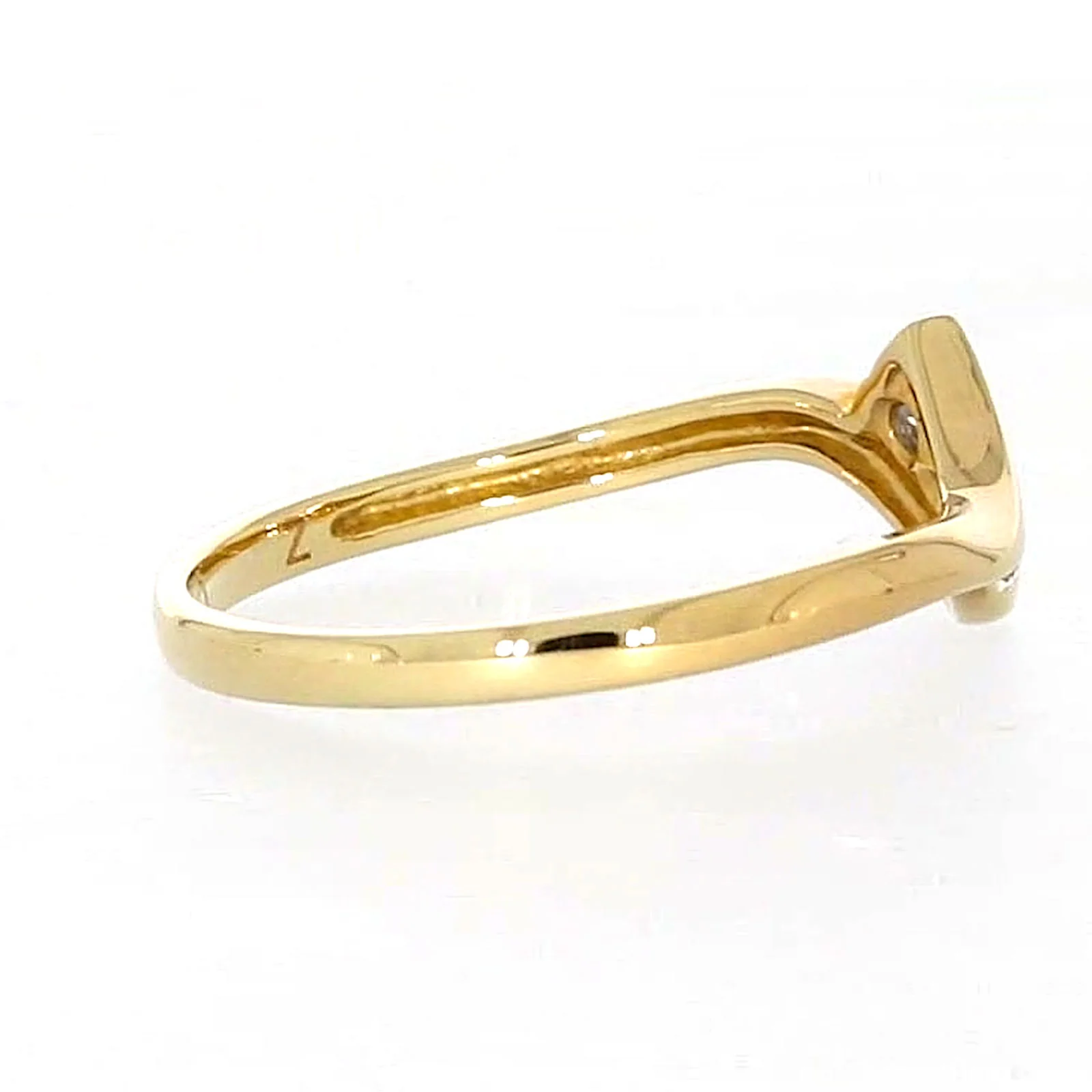 9ct Yellow Gold Round Brilliant Cut with 0.10 CARAT tw of Diamonds Ring - Image 53