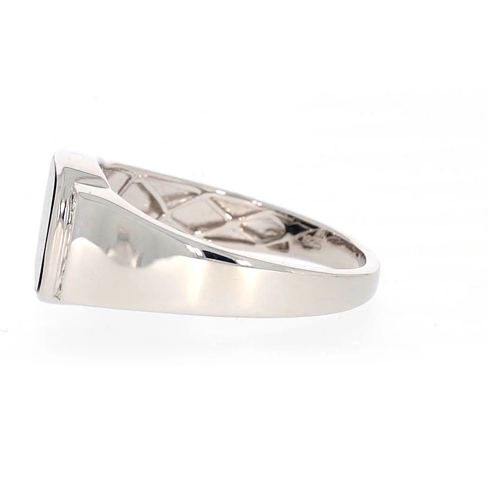 Sterling Silver 0.06 CARAT tw of Diamonds & Black Onyx Mens Ring - Image 19