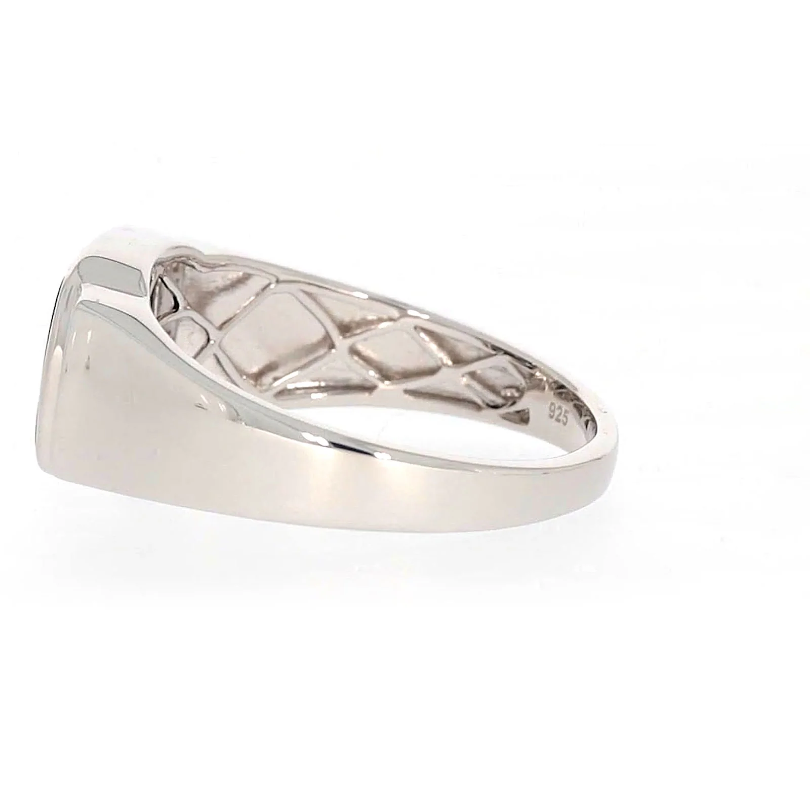 Sterling Silver 0.06 CARAT tw of Diamonds & Black Onyx Mens Ring - Image 23