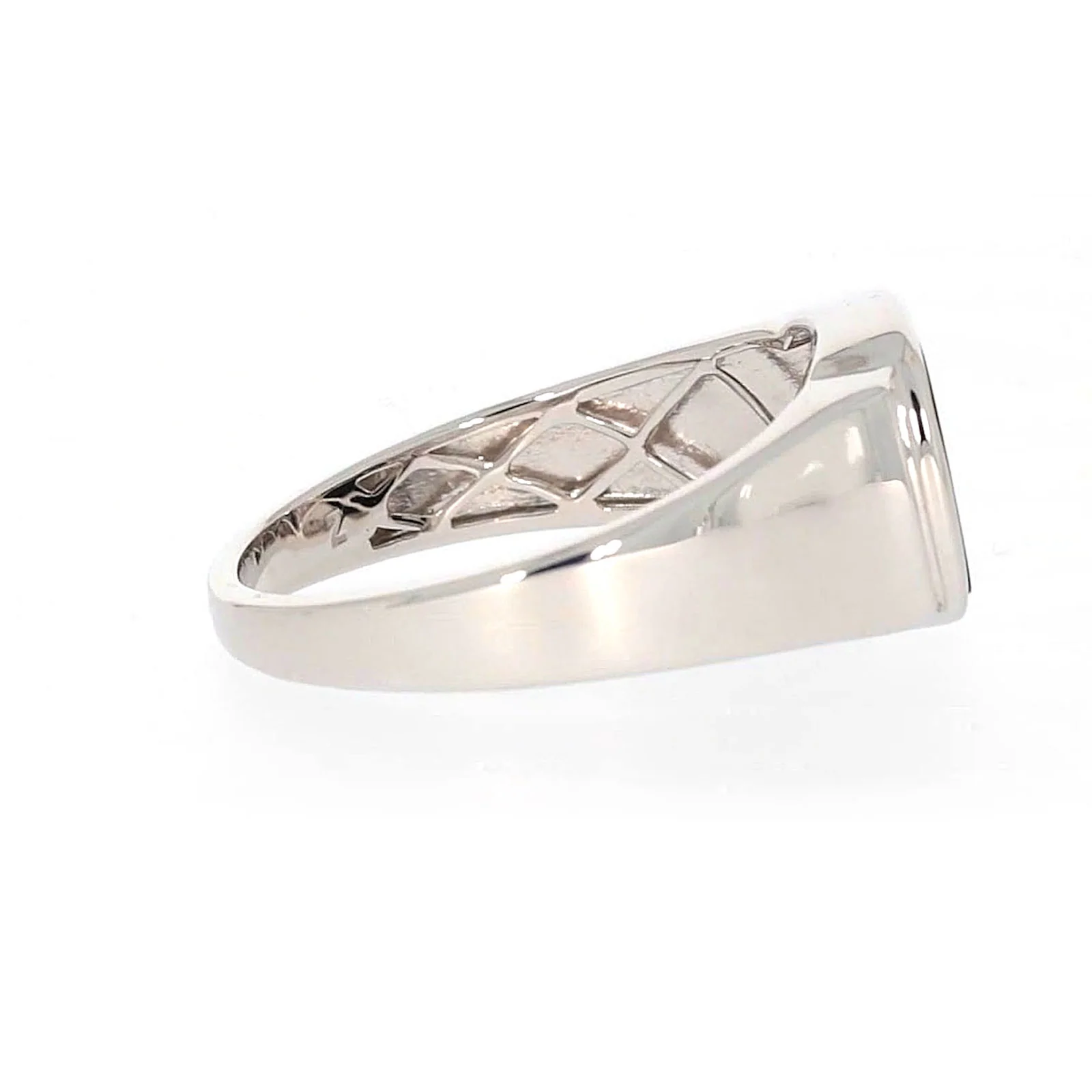 Sterling Silver 0.06 CARAT tw of Diamonds & Black Onyx Mens Ring - Image 56