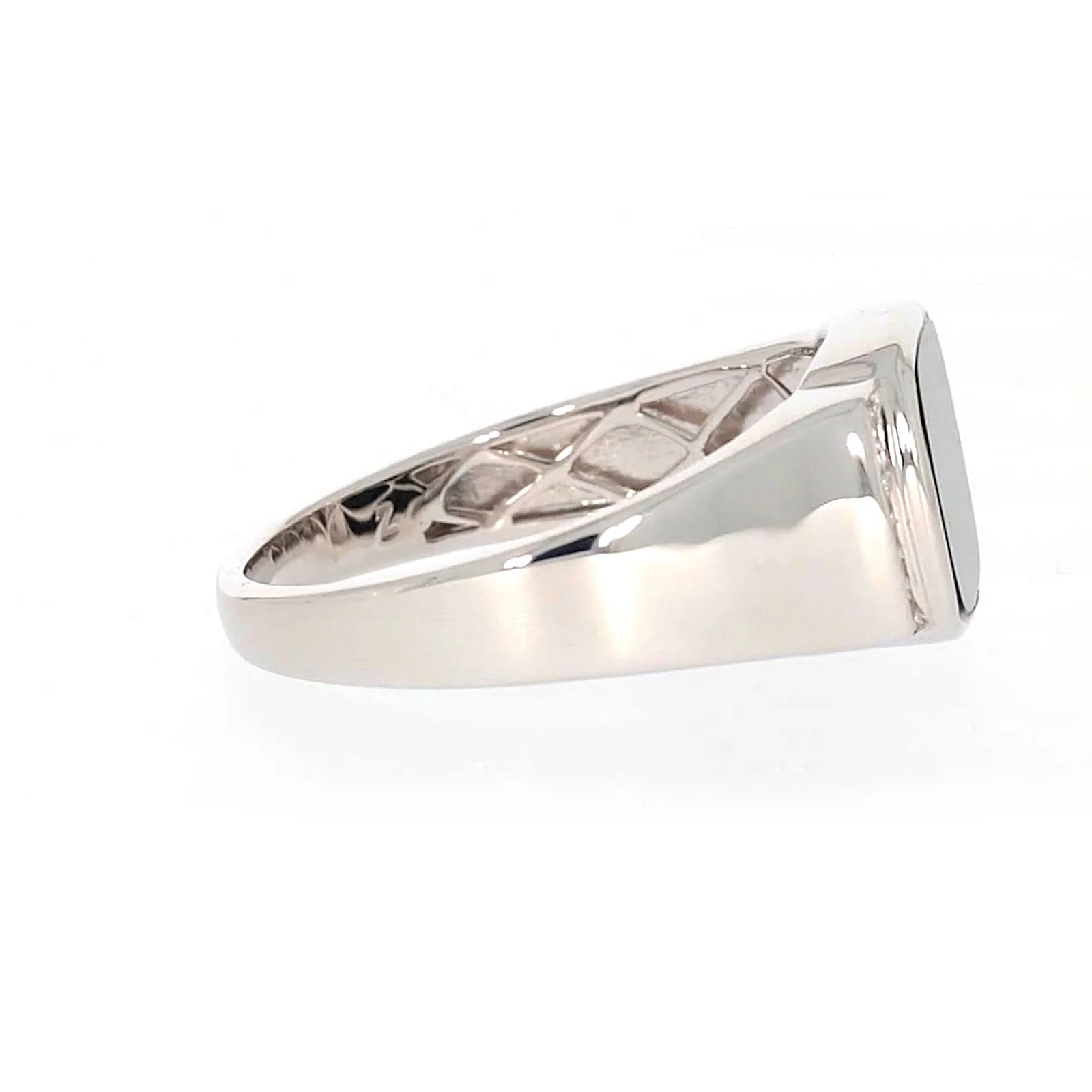 Sterling Silver 0.06 CARAT tw of Diamonds & Black Onyx Mens Ring - Image 58