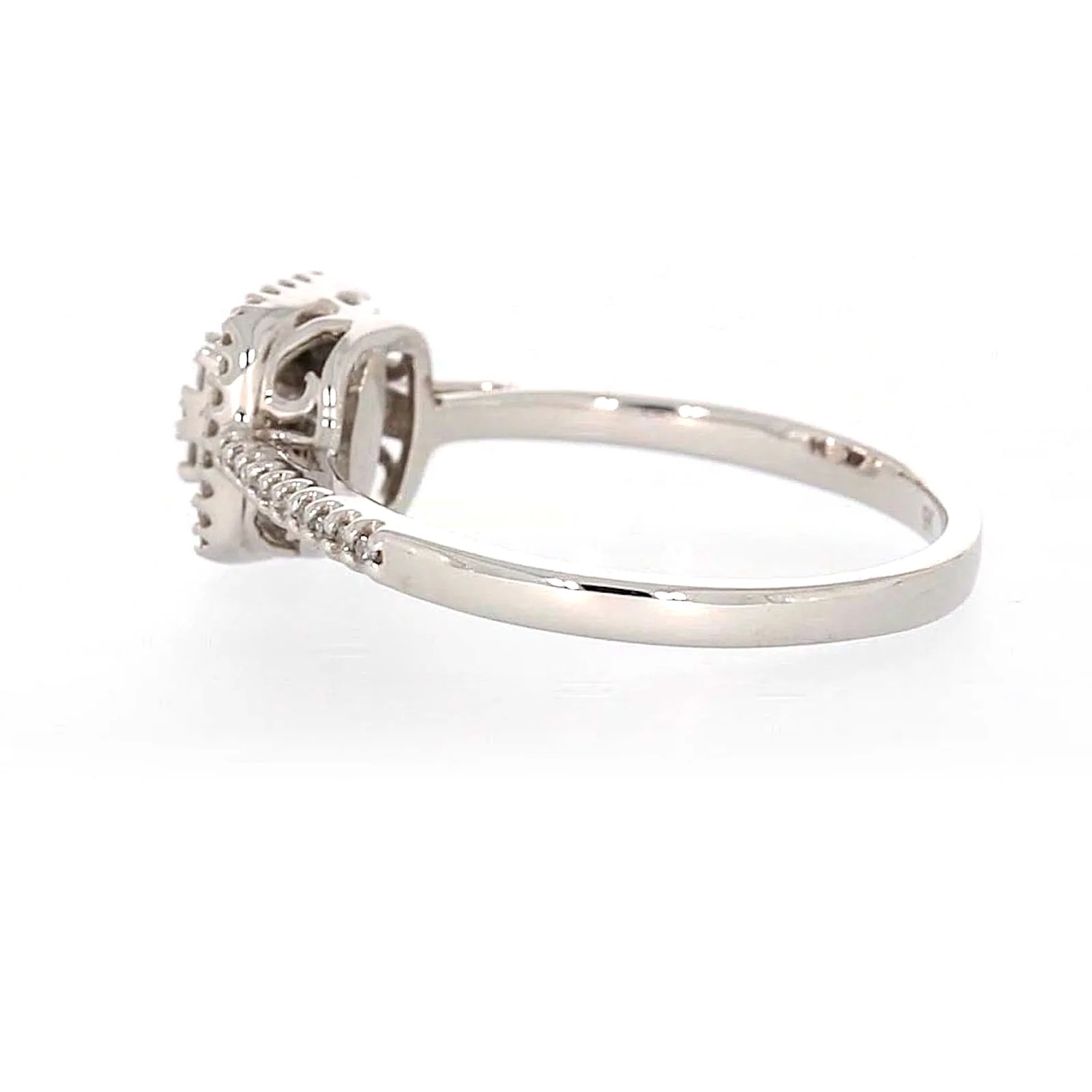 London 9ct White Gold Round Brilliant Cut with 1/3 CARAT tw of Diamonds Ring - Image 24