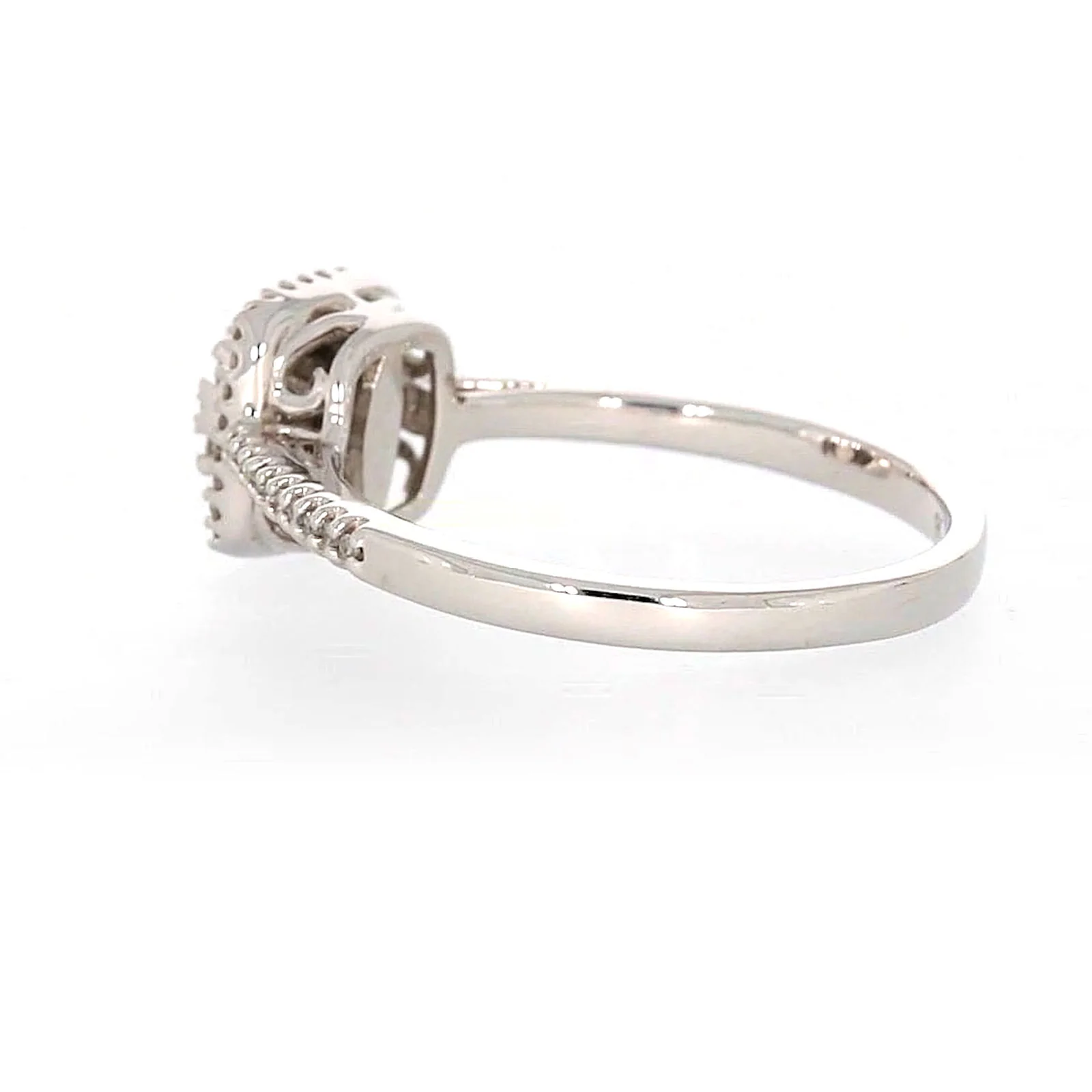 London 9ct White Gold Round Brilliant Cut with 1/3 CARAT tw of Diamonds Ring - Image 25