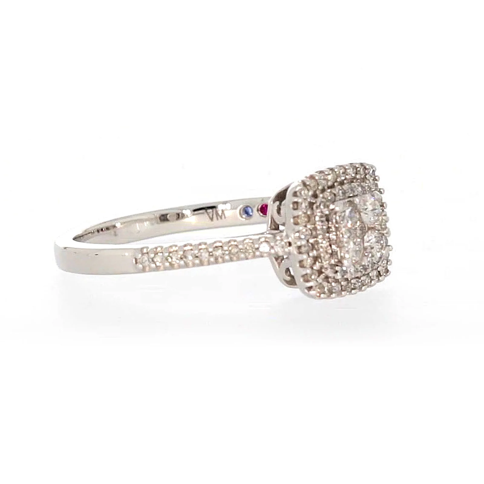 London 9ct White Gold Round Brilliant Cut with 1/3 CARAT tw of Diamonds Ring - Image 65