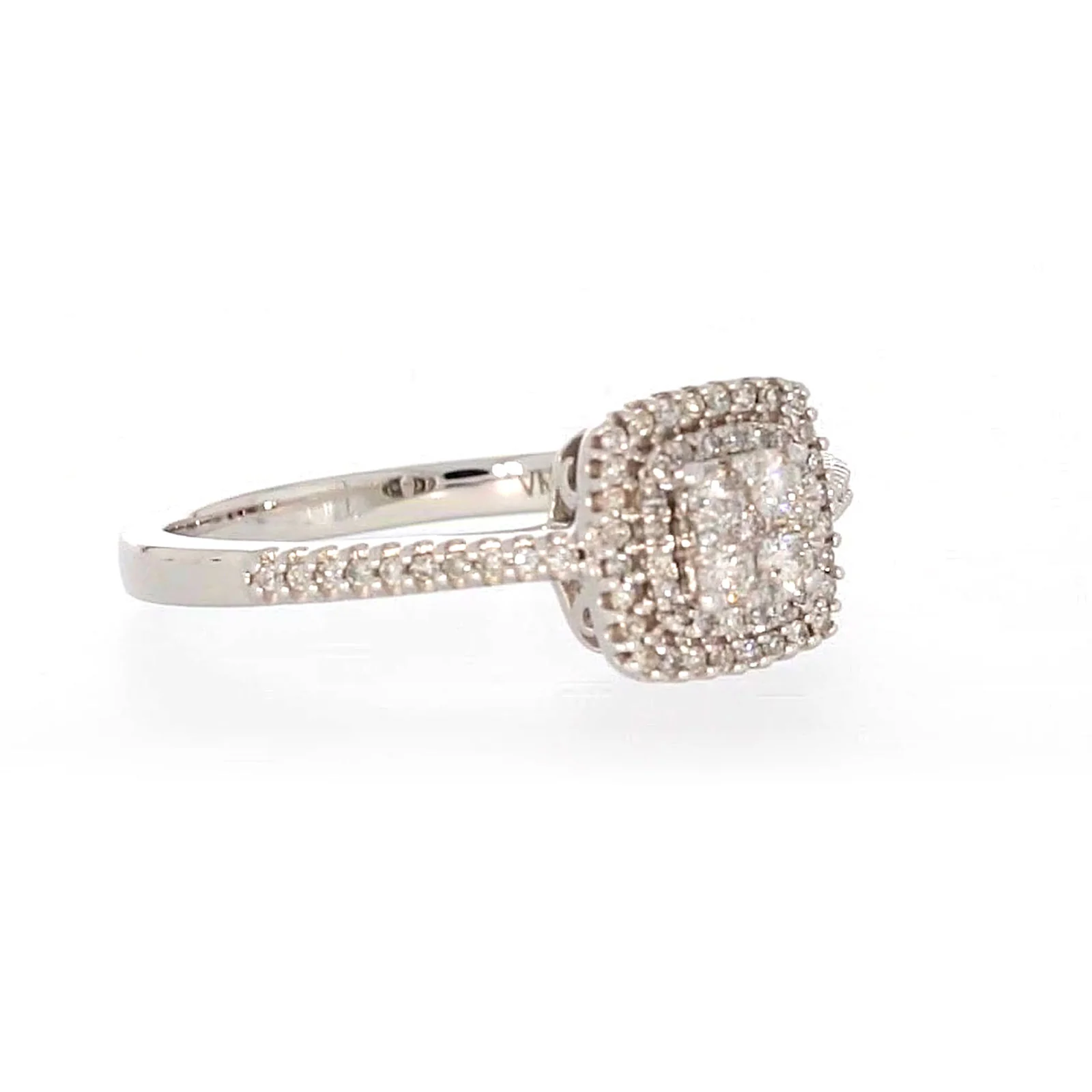 London 9ct White Gold Round Brilliant Cut with 1/3 CARAT tw of Diamonds Ring - Image 67
