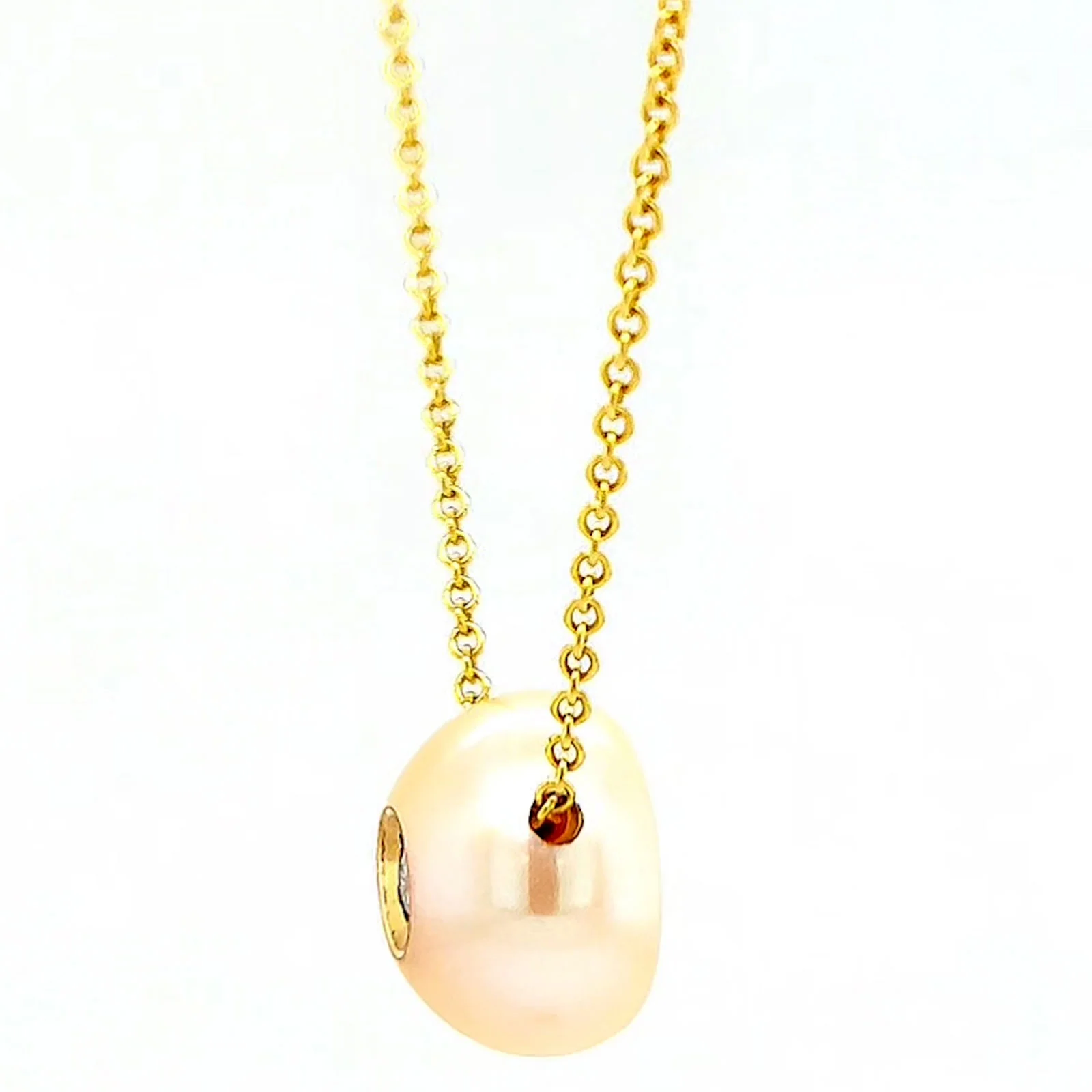 14ct Yellow Gold & Diamond Set Pendant - Image 18