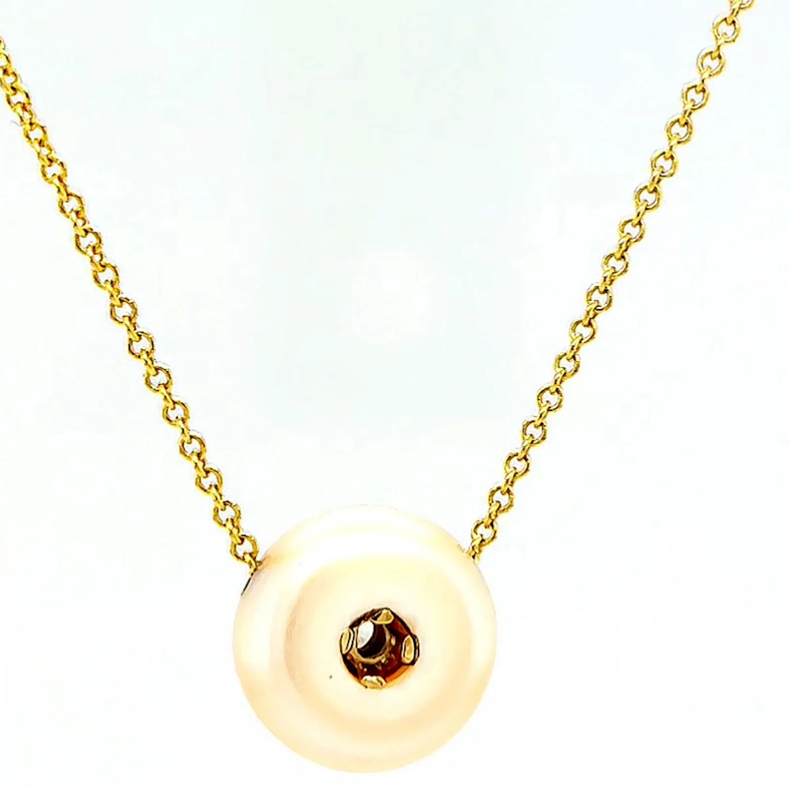 14ct Yellow Gold & Diamond Set Pendant - Image 37