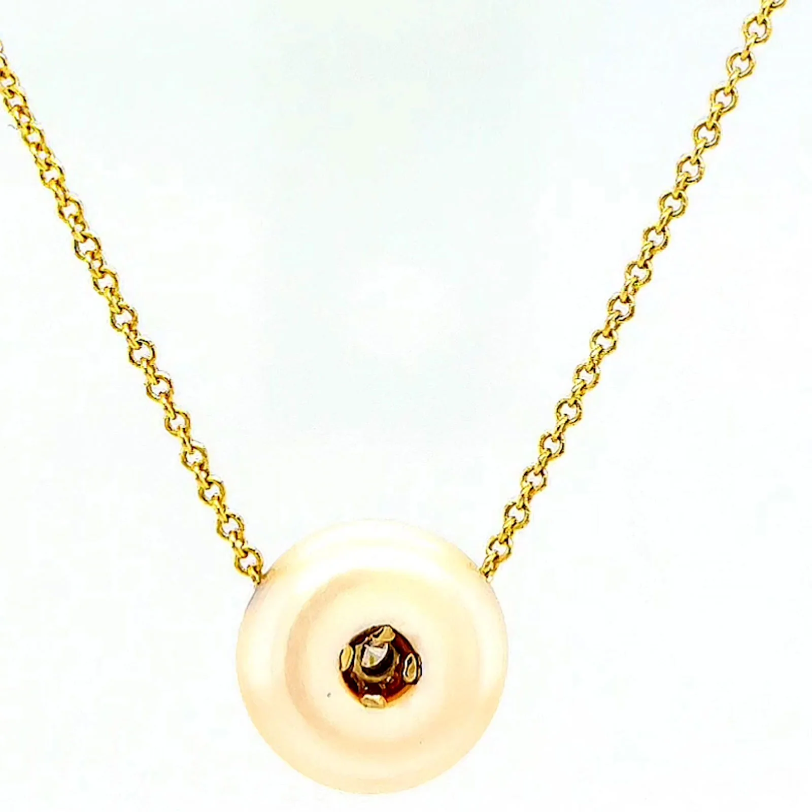 14ct Yellow Gold & Diamond Set Pendant - Image 38