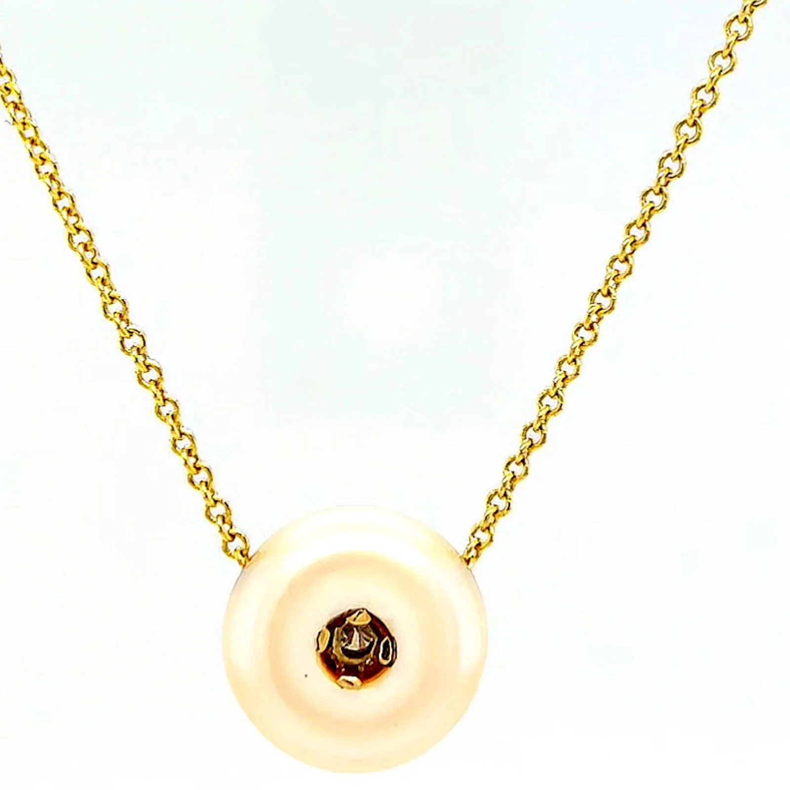 14ct Yellow Gold & Diamond Set Pendant - Image 39