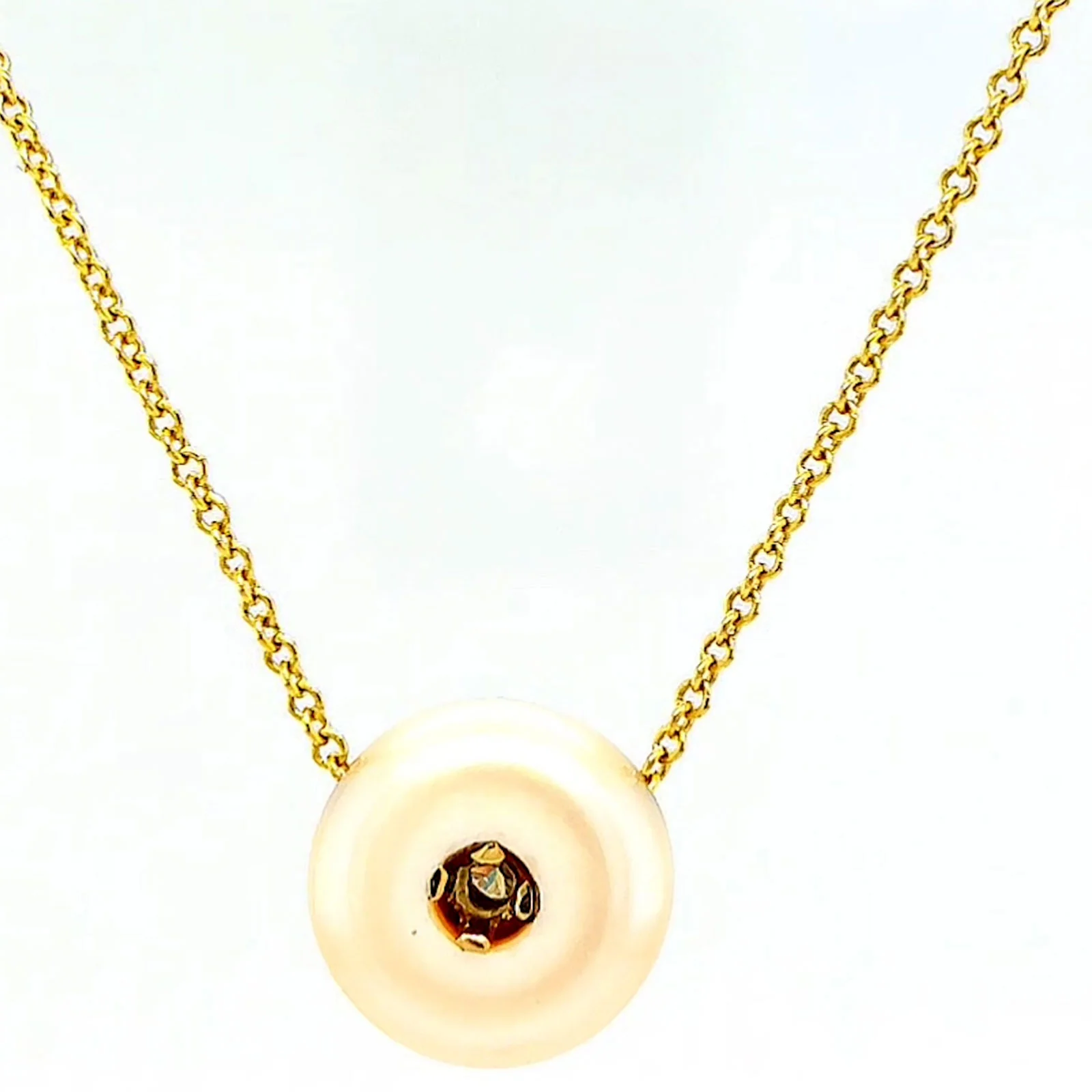14ct Yellow Gold & Diamond Set Pendant - Image 40