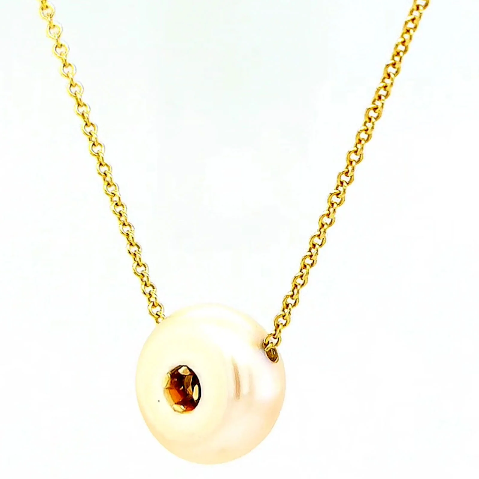 14ct Yellow Gold & Diamond Set Pendant - Image 47