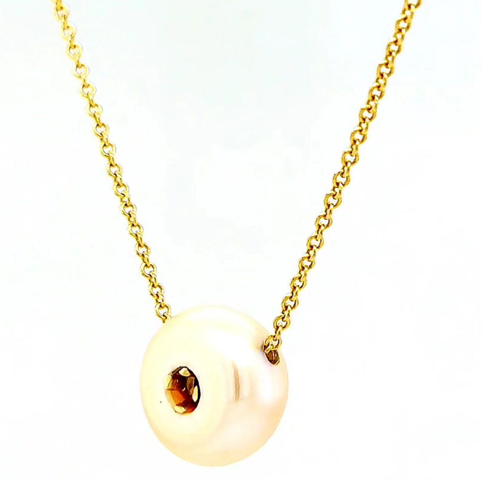 14ct Yellow Gold & Diamond Set Pendant - Image 48