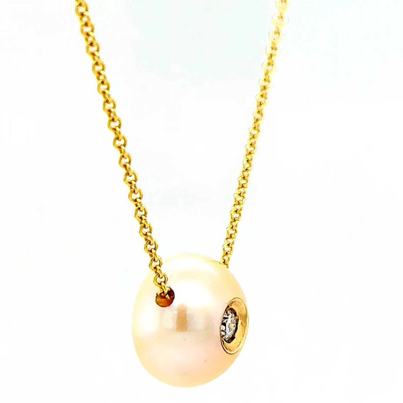 14ct Yellow Gold & Diamond Set Pendant - Image 64