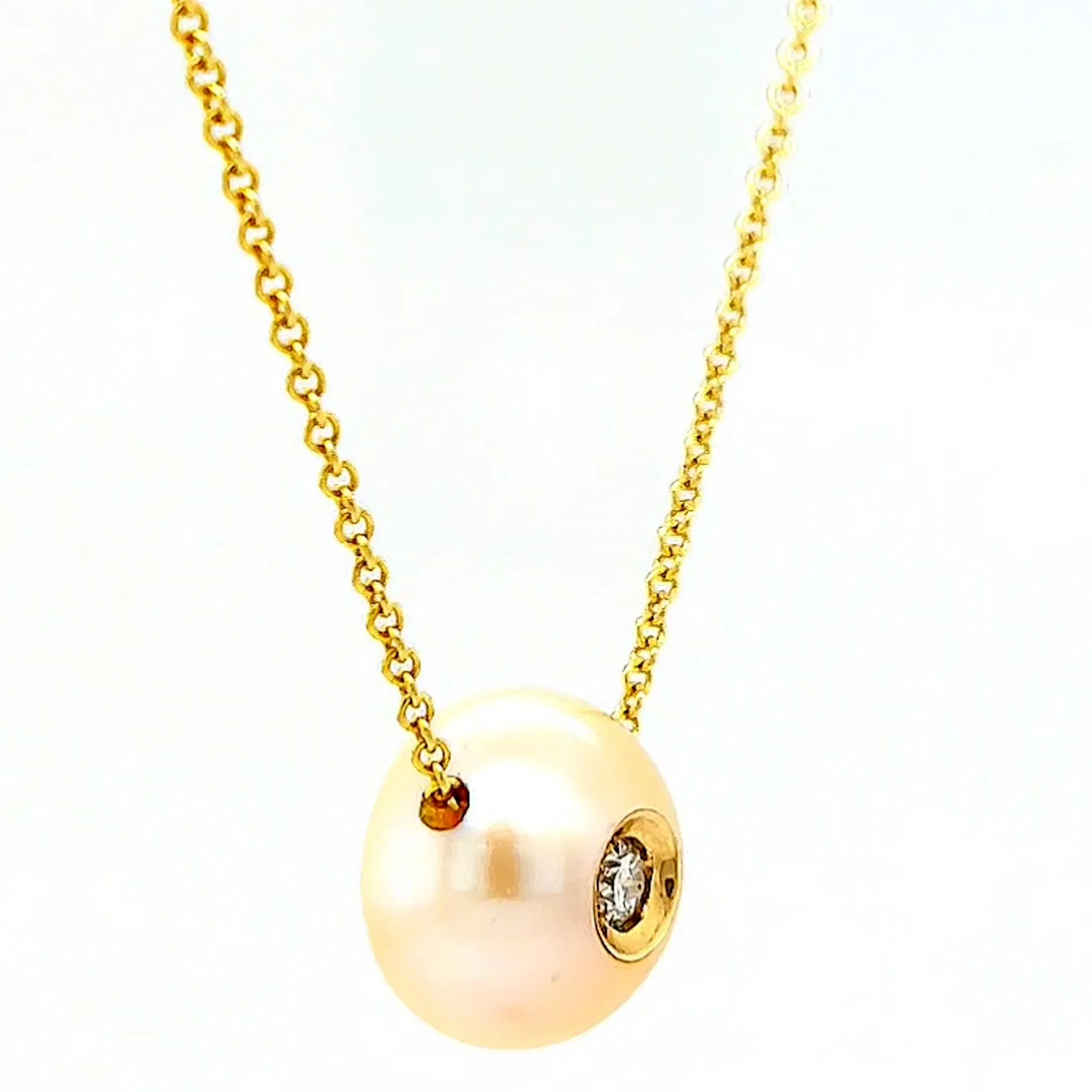 14ct Yellow Gold & Diamond Set Pendant - Image 65