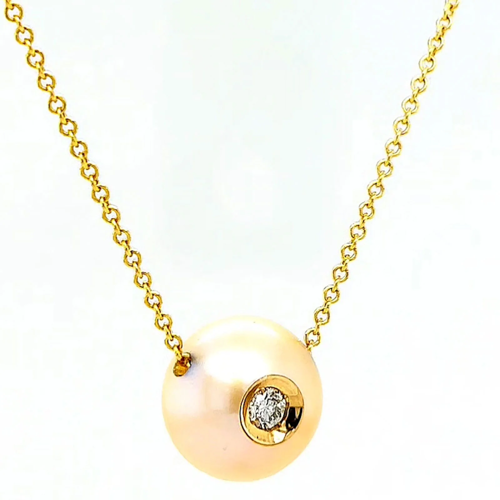 14ct Yellow Gold & Diamond Set Pendant - Image 71