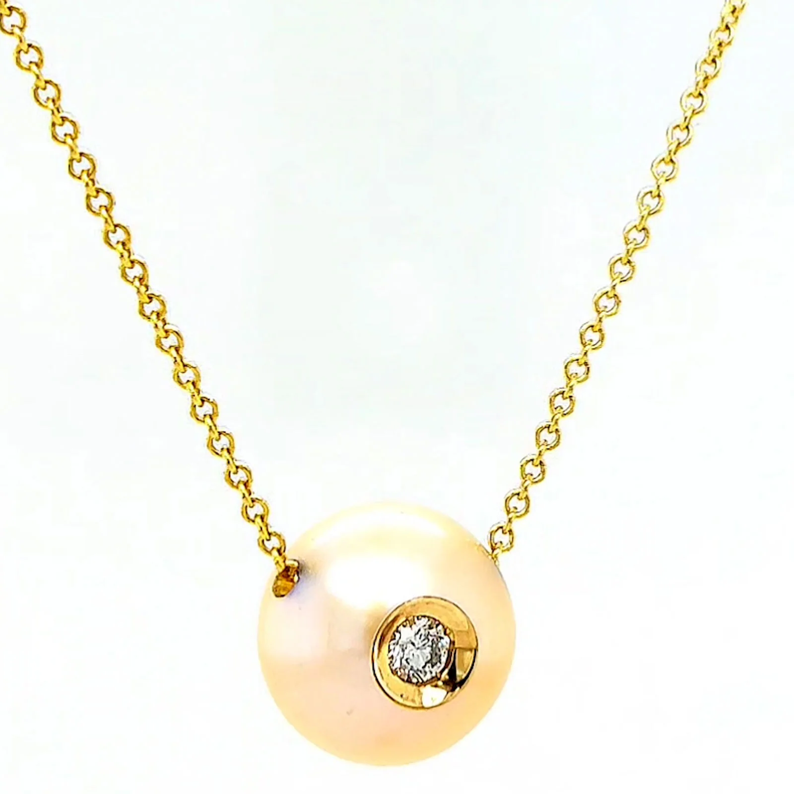 14ct Yellow Gold & Diamond Set Pendant - Image 72