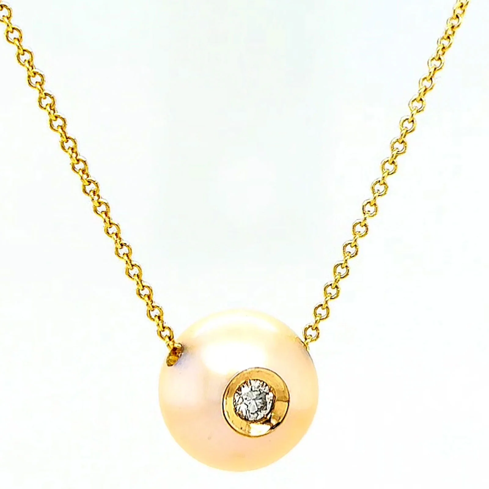 14ct Yellow Gold & Diamond Set Pendant - Image 73