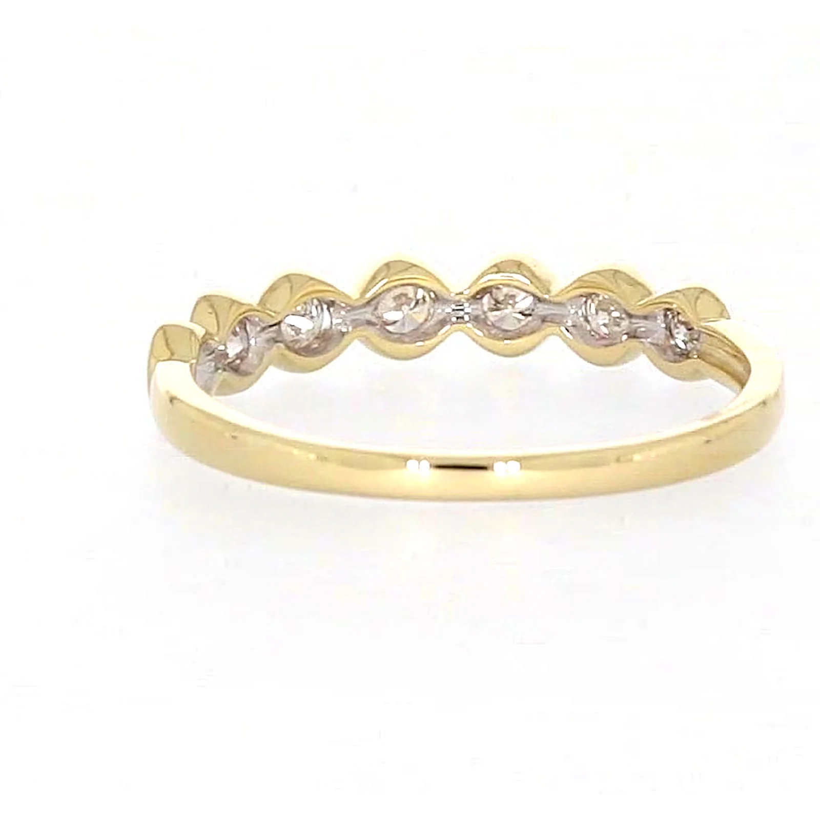 9ct Yellow Gold Round Brilliant Cut with 1/4 CARAT tw of Diamonds Ring - Image 34