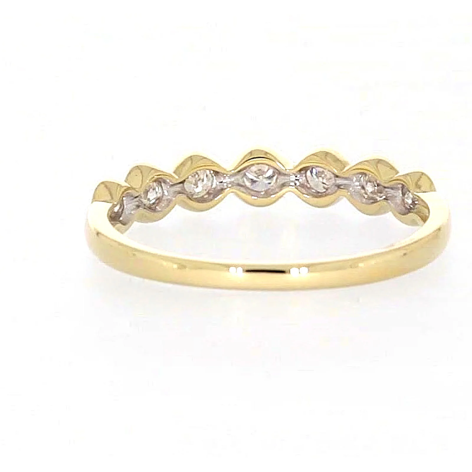 9ct Yellow Gold Round Brilliant Cut with 1/4 CARAT tw of Diamonds Ring - Image 36