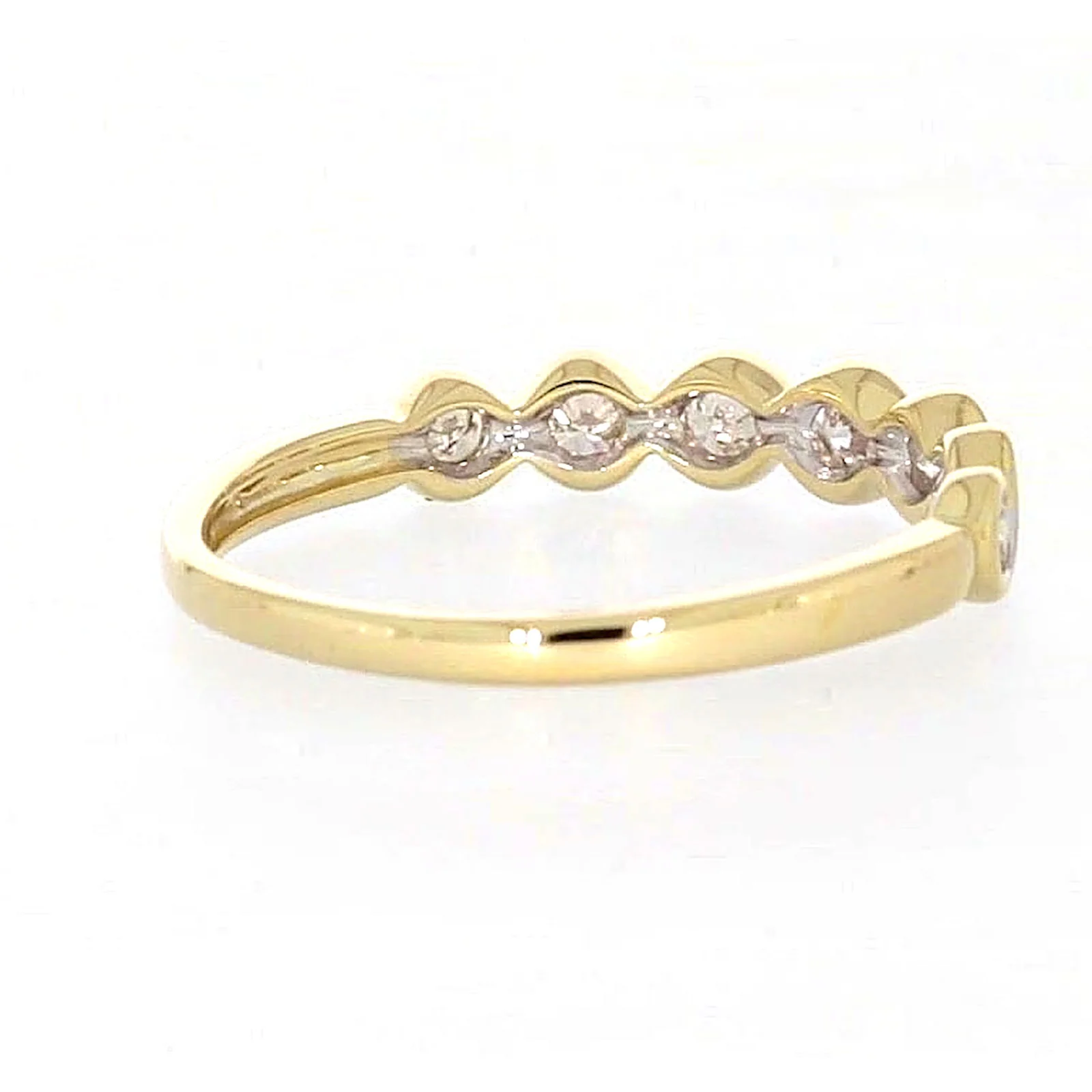 9ct Yellow Gold Round Brilliant Cut with 1/4 CARAT tw of Diamonds Ring - Image 45