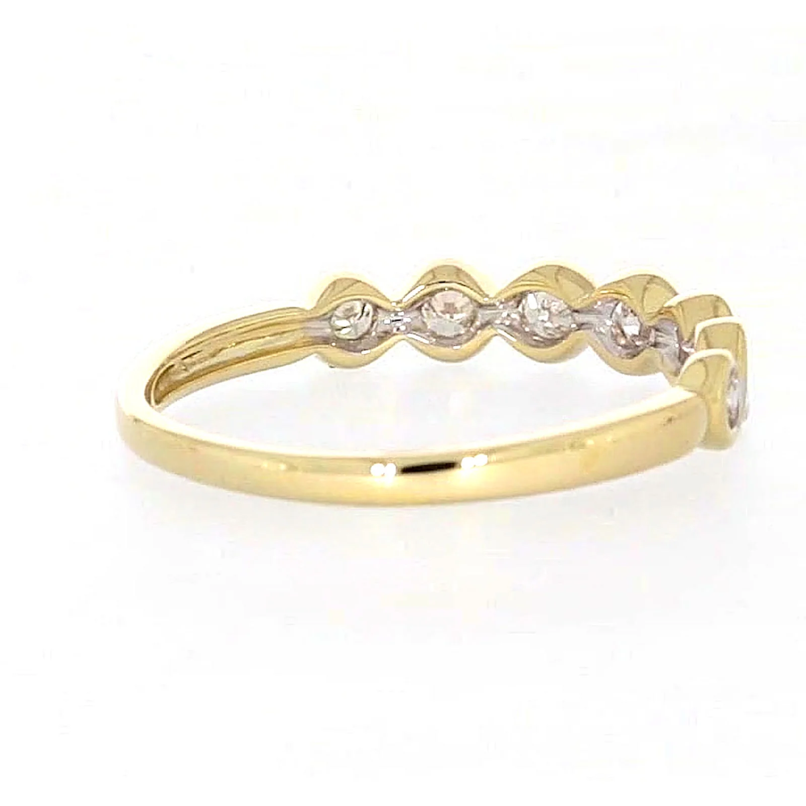 9ct Yellow Gold Round Brilliant Cut with 1/4 CARAT tw of Diamonds Ring - Image 46