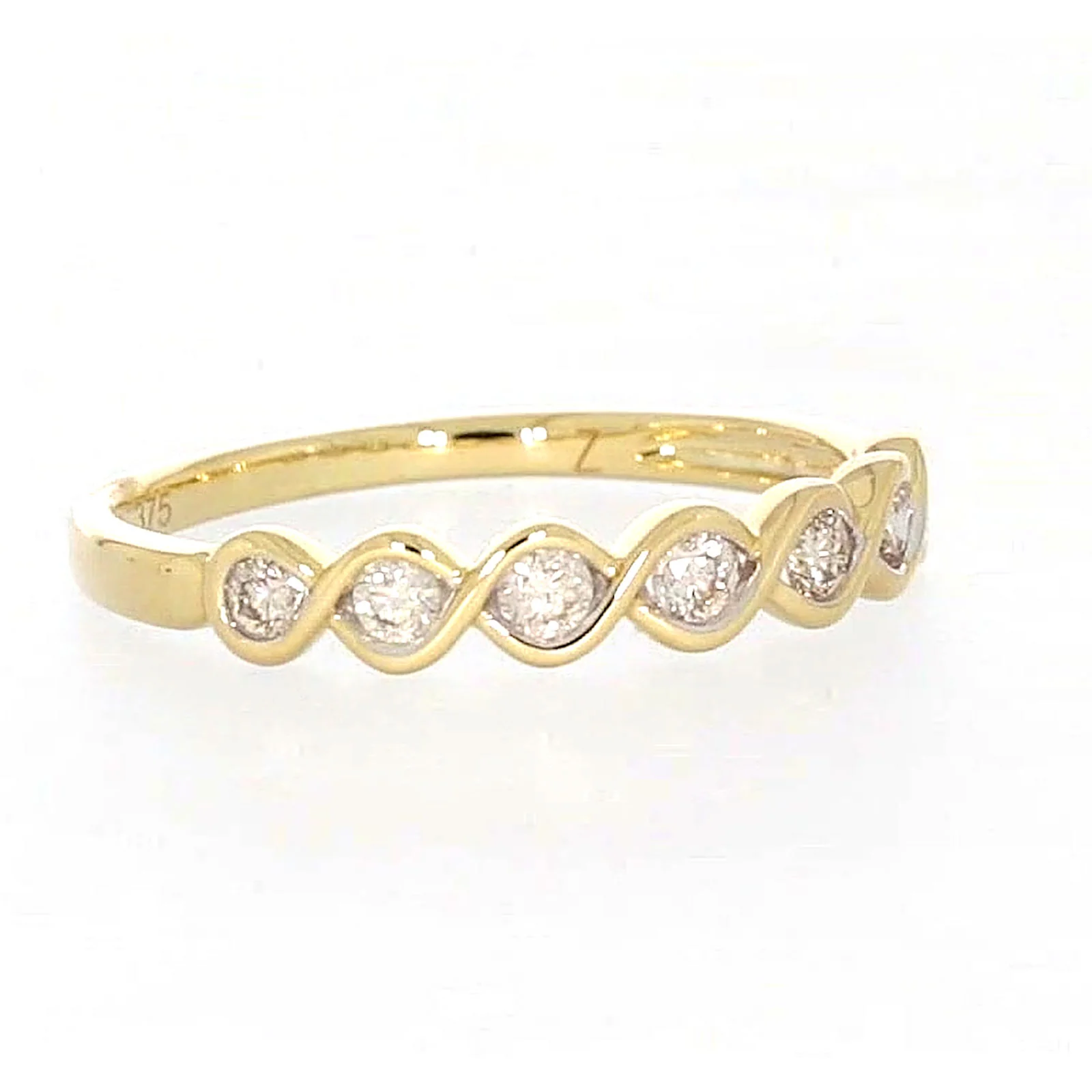 9ct Yellow Gold Round Brilliant Cut with 1/4 CARAT tw of Diamonds Ring - Image 67