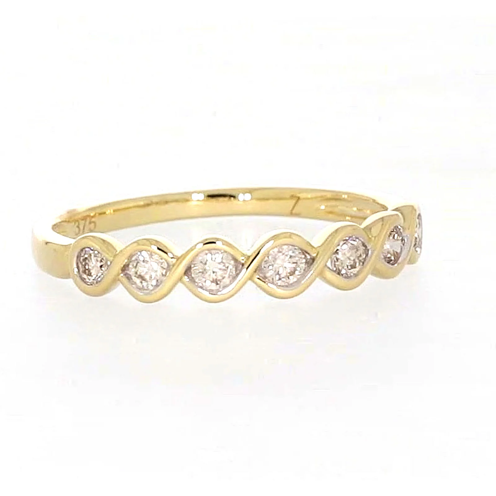 9ct Yellow Gold Round Brilliant Cut with 1/4 CARAT tw of Diamonds Ring - Image 69