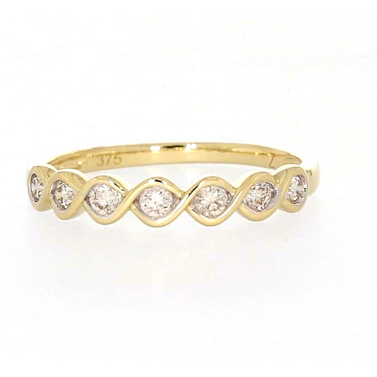 9ct Yellow Gold Round Brilliant Cut with 1/4 CARAT tw of Diamonds Ring - Image 74