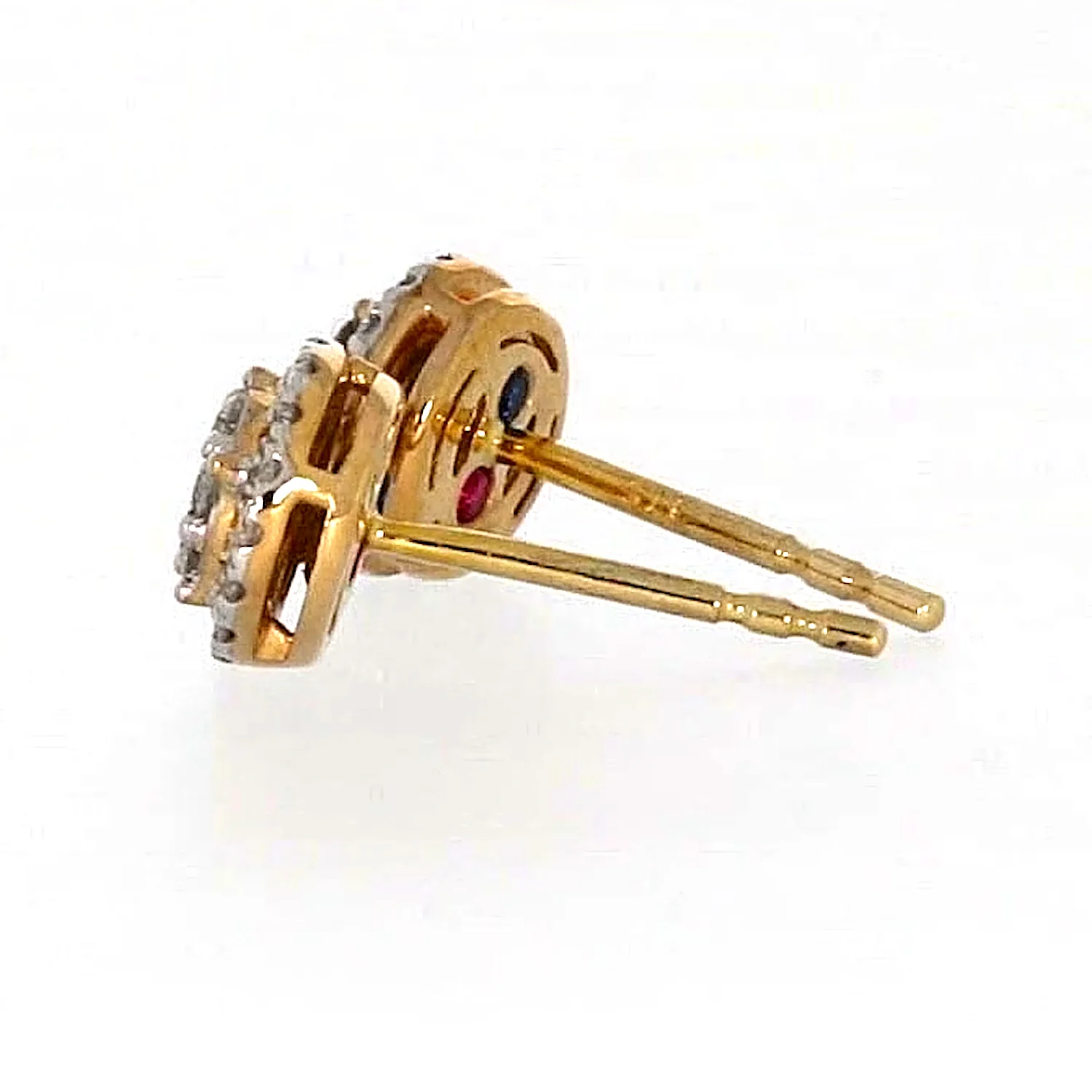 London 9ct Yellow Gold Round Brilliant Cut with 0.30 CARAT tw of Diamonds Stud Earrings - Image 24
