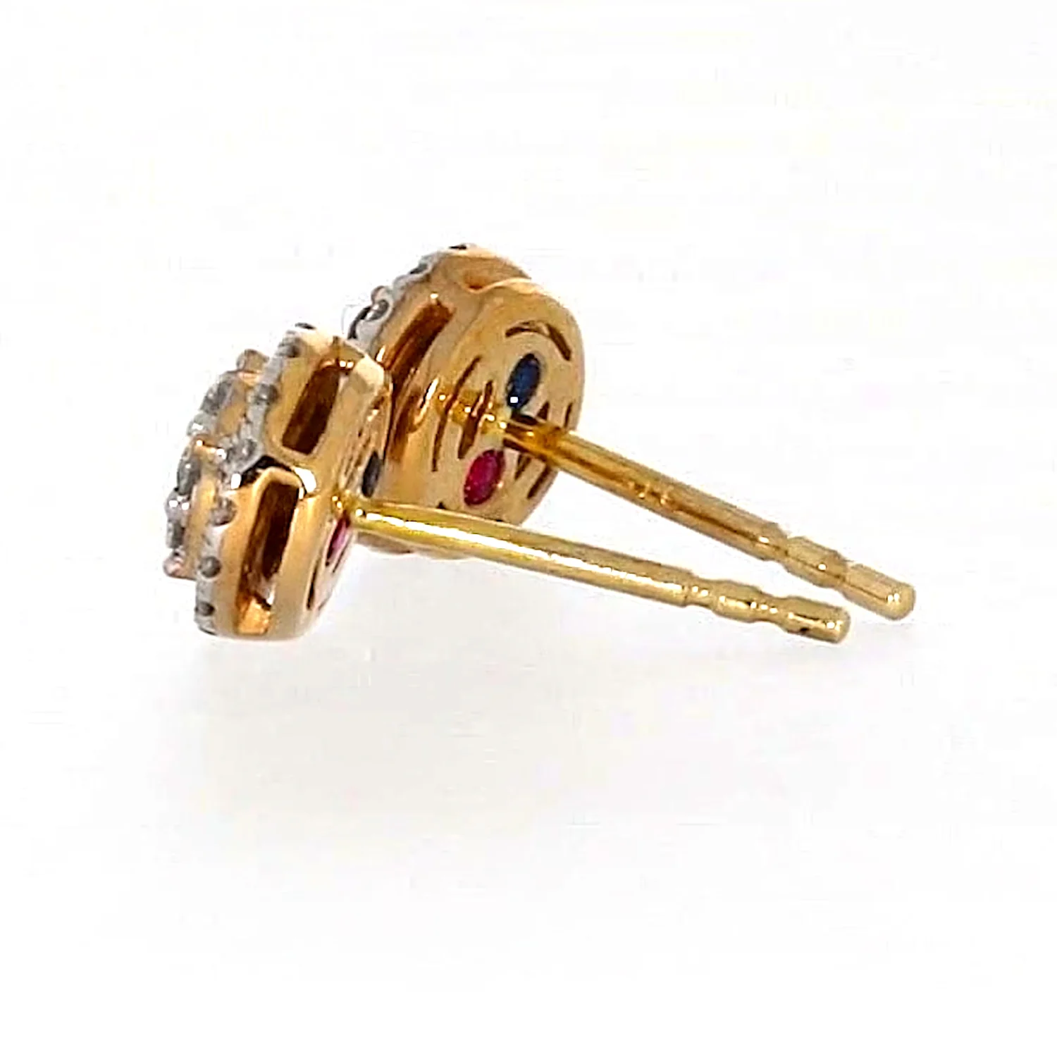 London 9ct Yellow Gold Round Brilliant Cut with 0.30 CARAT tw of Diamonds Stud Earrings - Image 25
