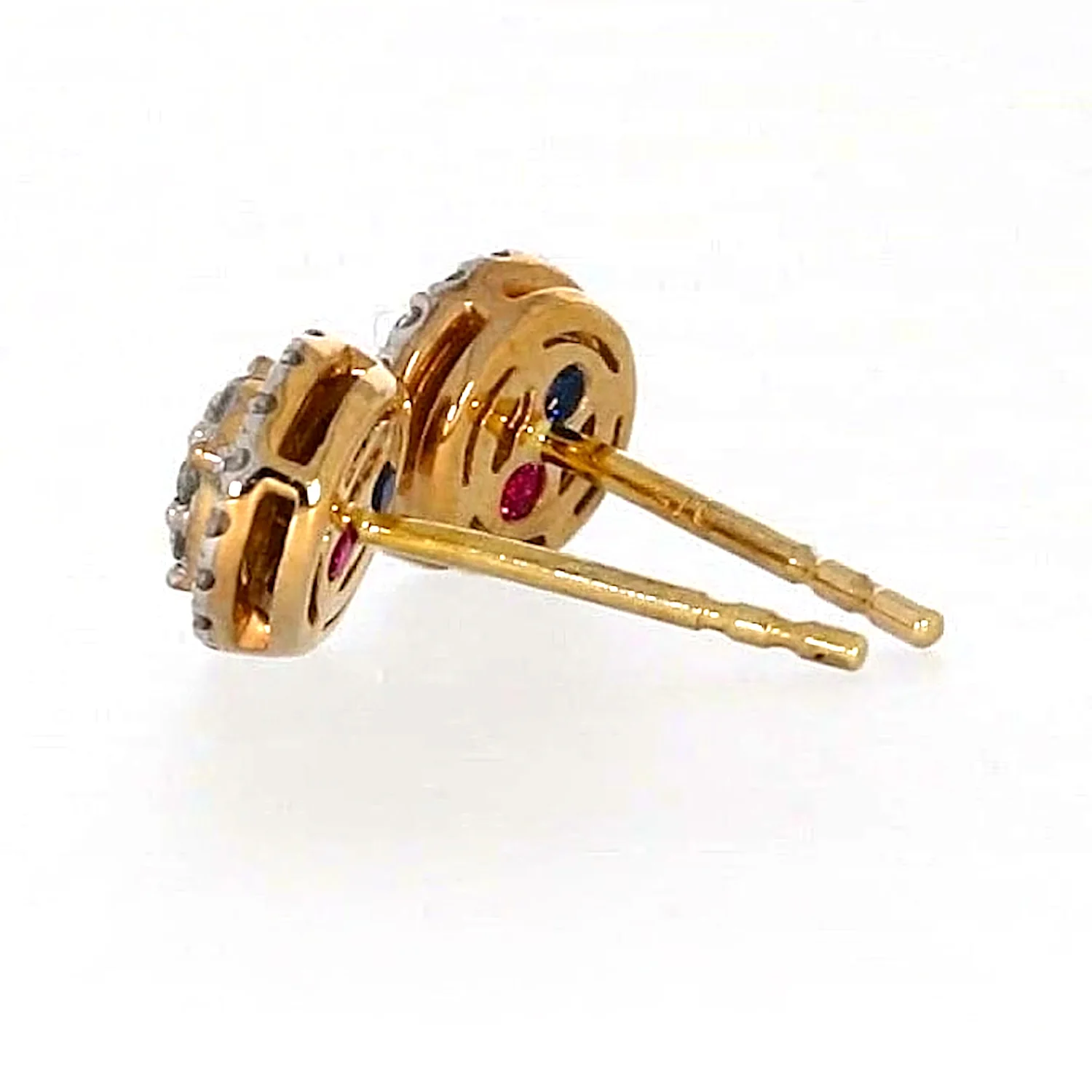 London 9ct Yellow Gold Round Brilliant Cut with 0.30 CARAT tw of Diamonds Stud Earrings - Image 26