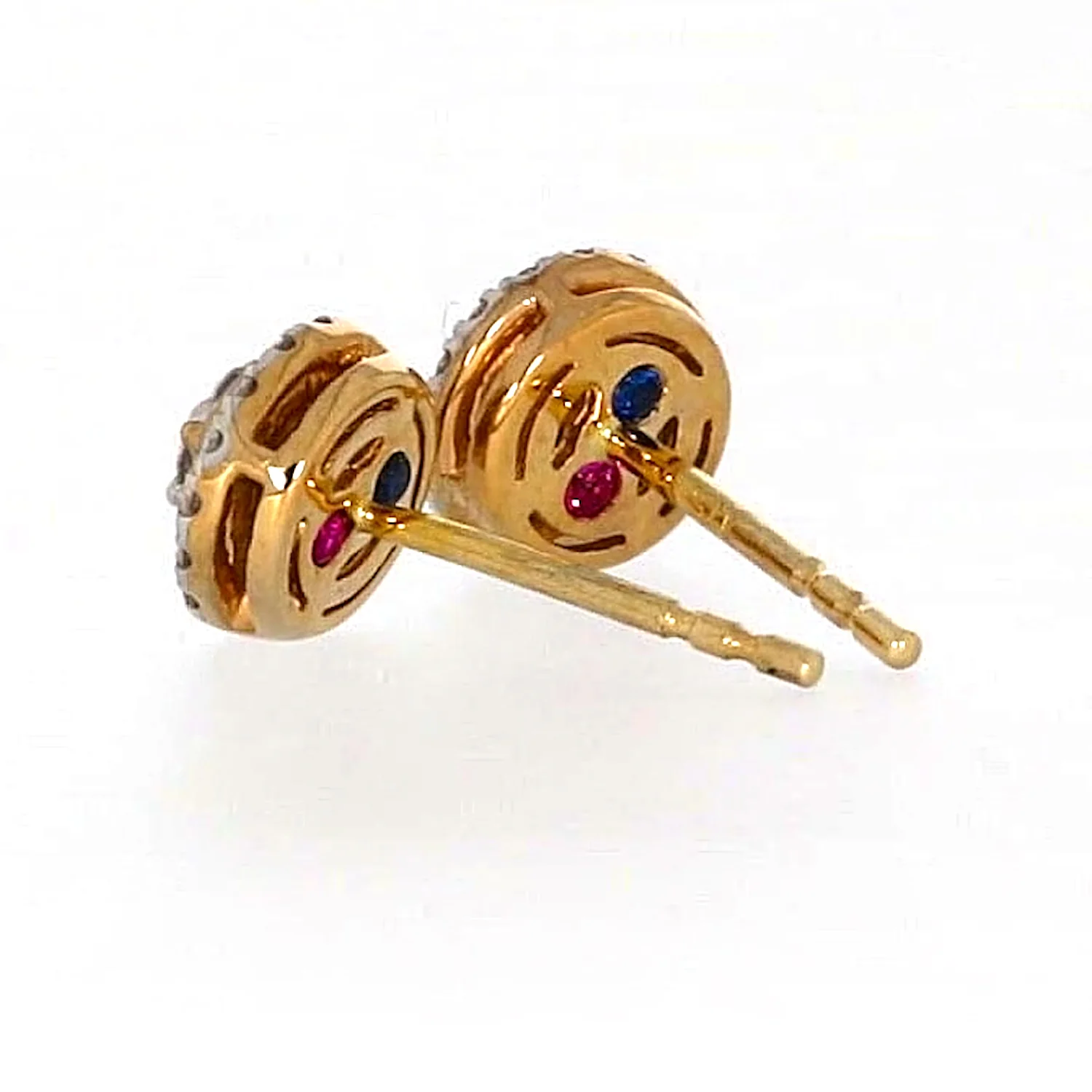 London 9ct Yellow Gold Round Brilliant Cut with 0.30 CARAT tw of Diamonds Stud Earrings - Image 29
